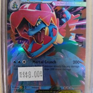 Pokémon TCG Mega Feraligatr ex 036 Holo Promo – Mega Evolution Promo Card (MEP EN) Full Art