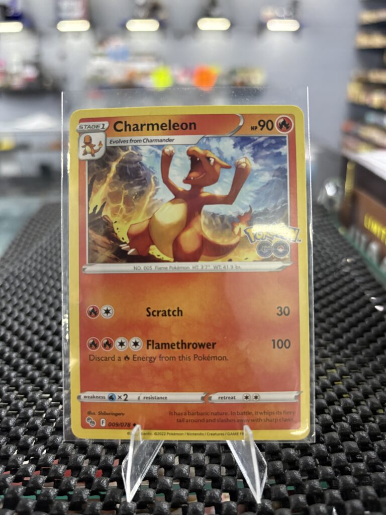 Charmeleon Fire type Pokémon card from Pokémon GO.