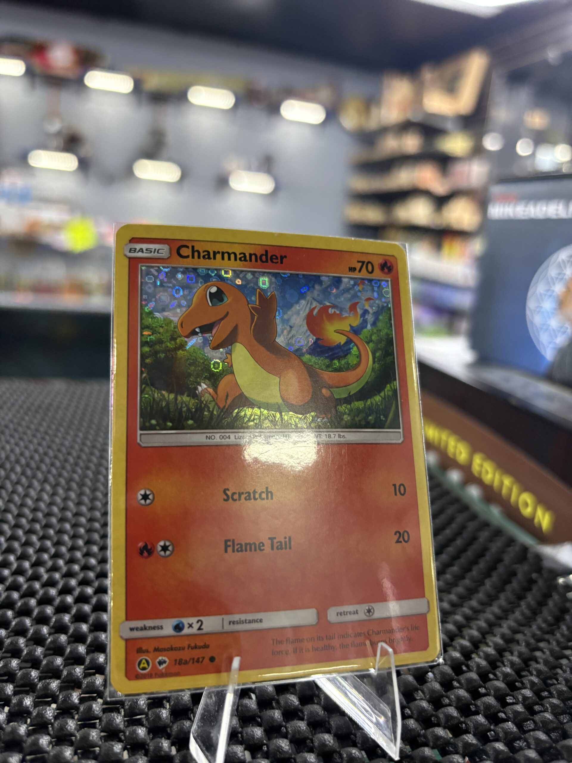 Classic Holofoil Charmander Pokémon Trading Card Collectible - Image 2