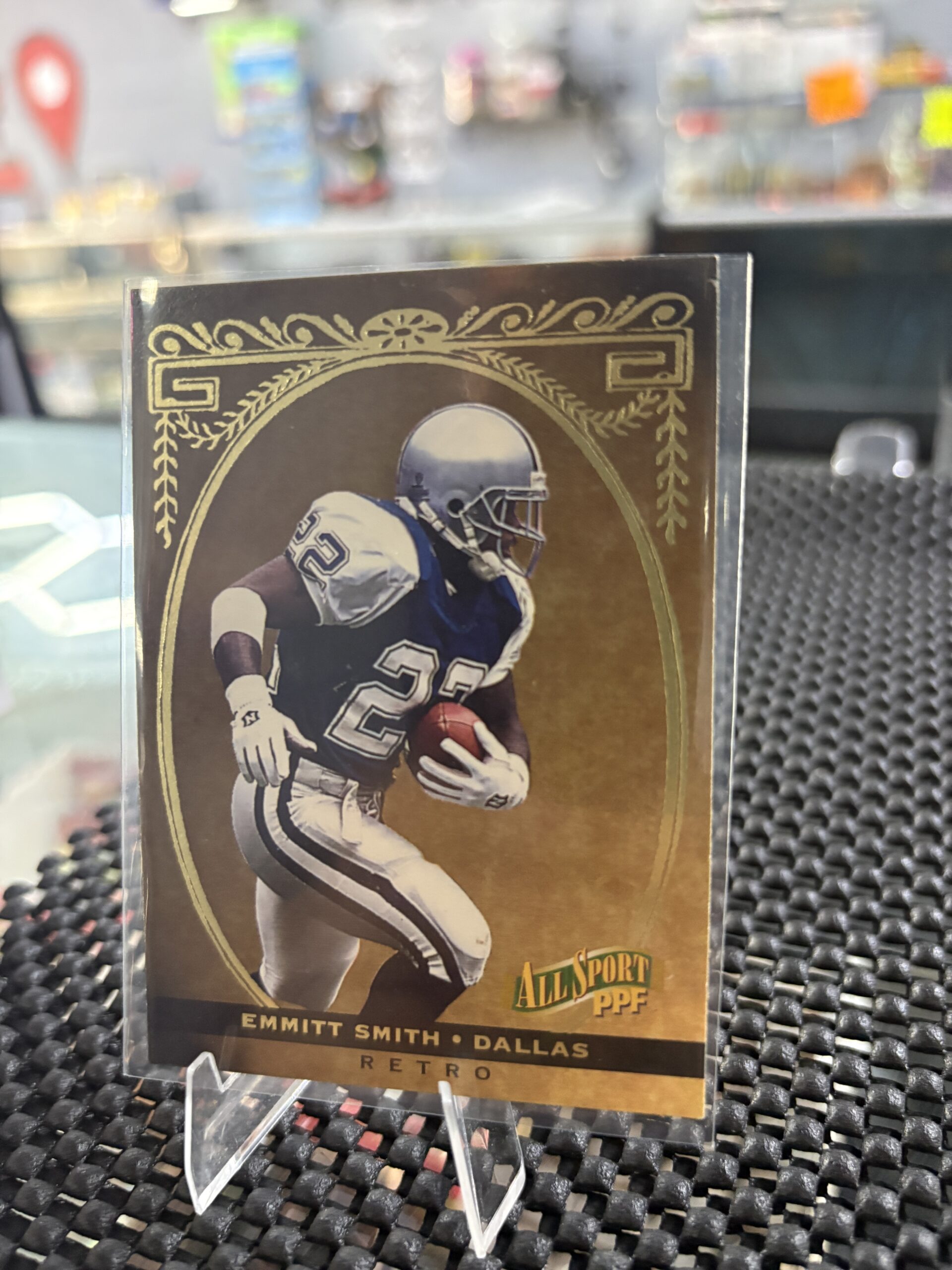Emmitt Smith All Sport PPF Retro Dallas Football Card - Image 2