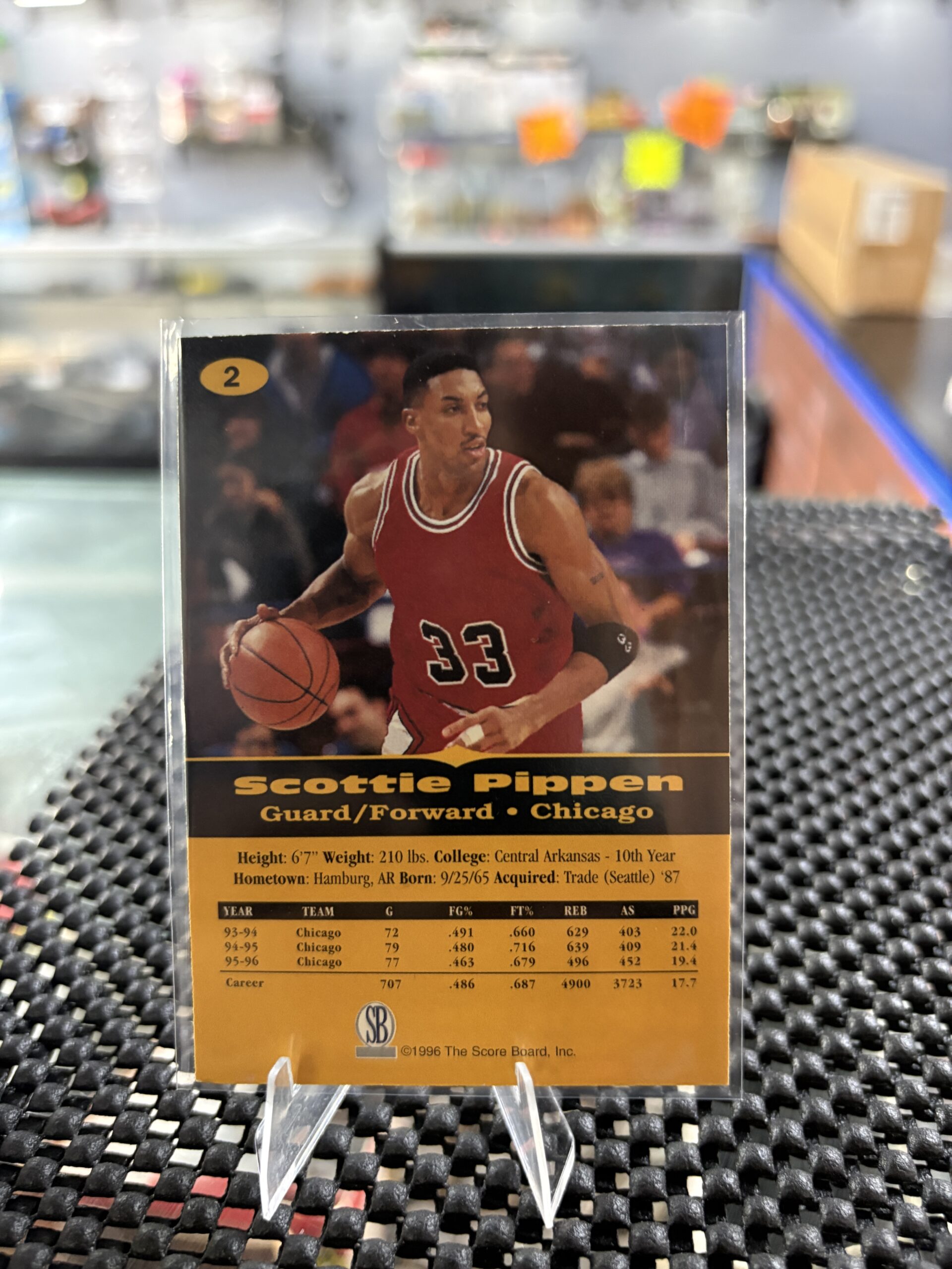 Scottie Pippen All Sport PPF Guard Forward Basketball Card - Image 3