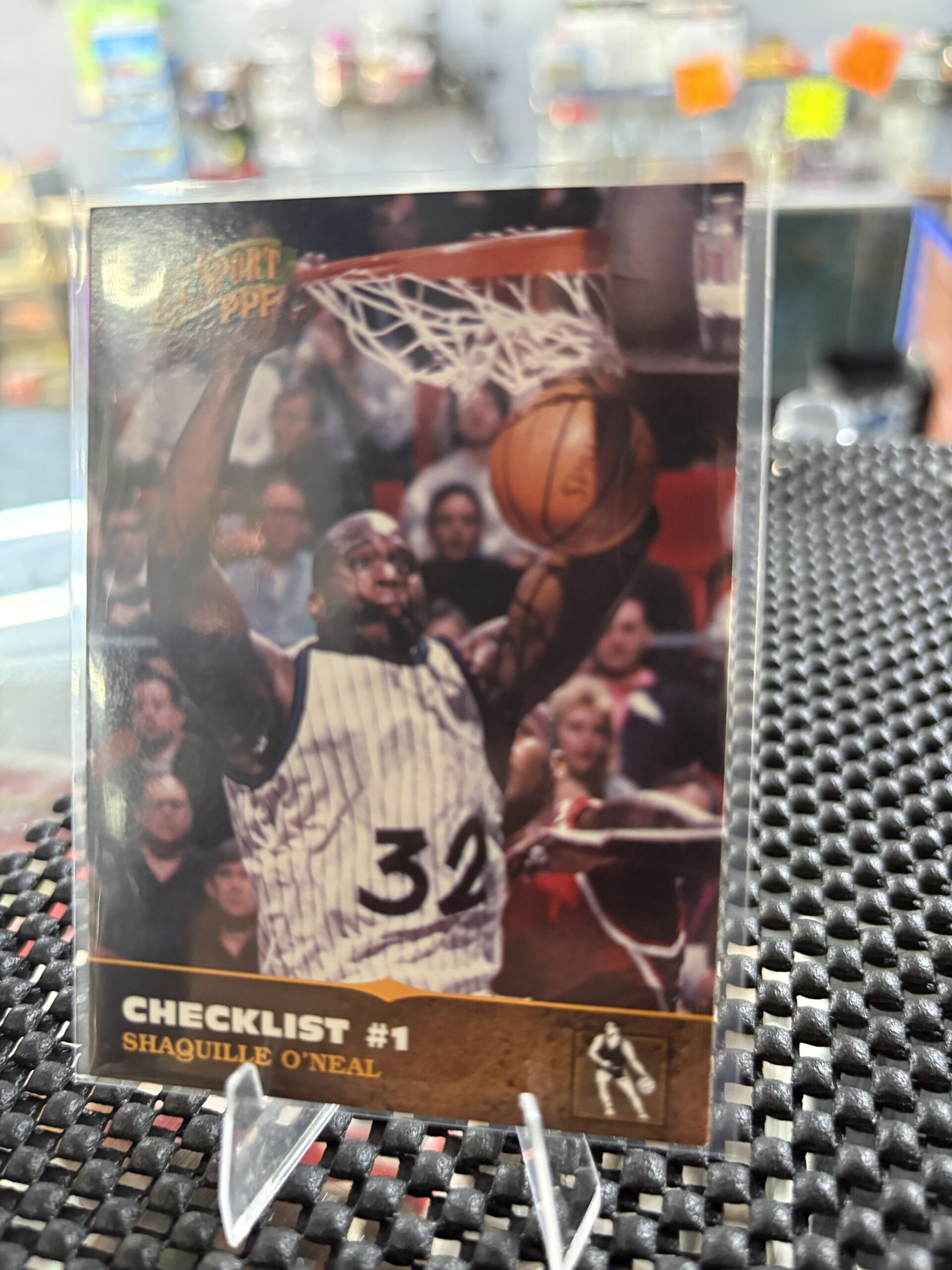 1993 Shaquille O'Neal All Sport PPF Rookie Checklist 1 - Image 2