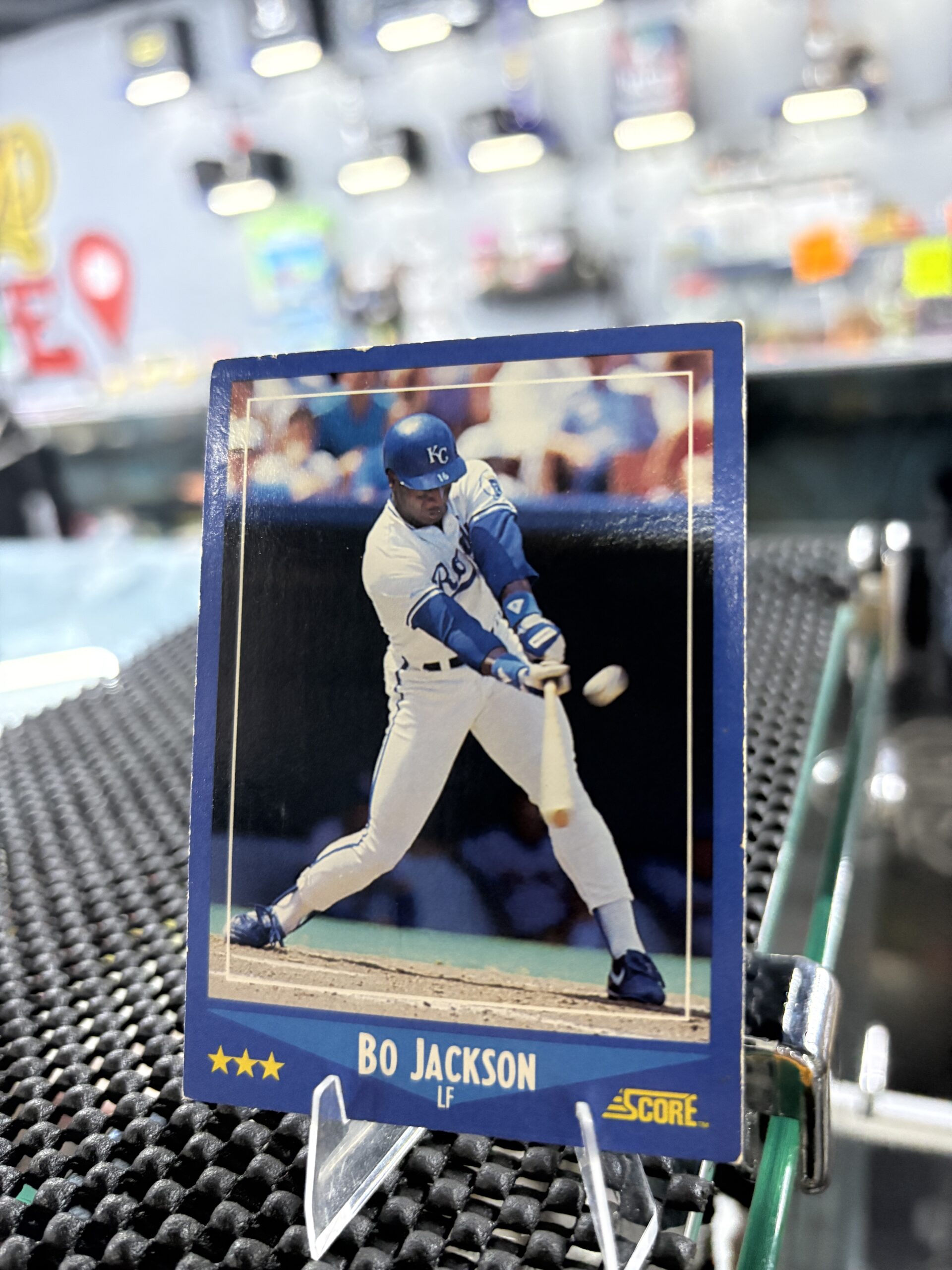 Bo Jackson Kansas City Royals Score Baseball Card - Image 3