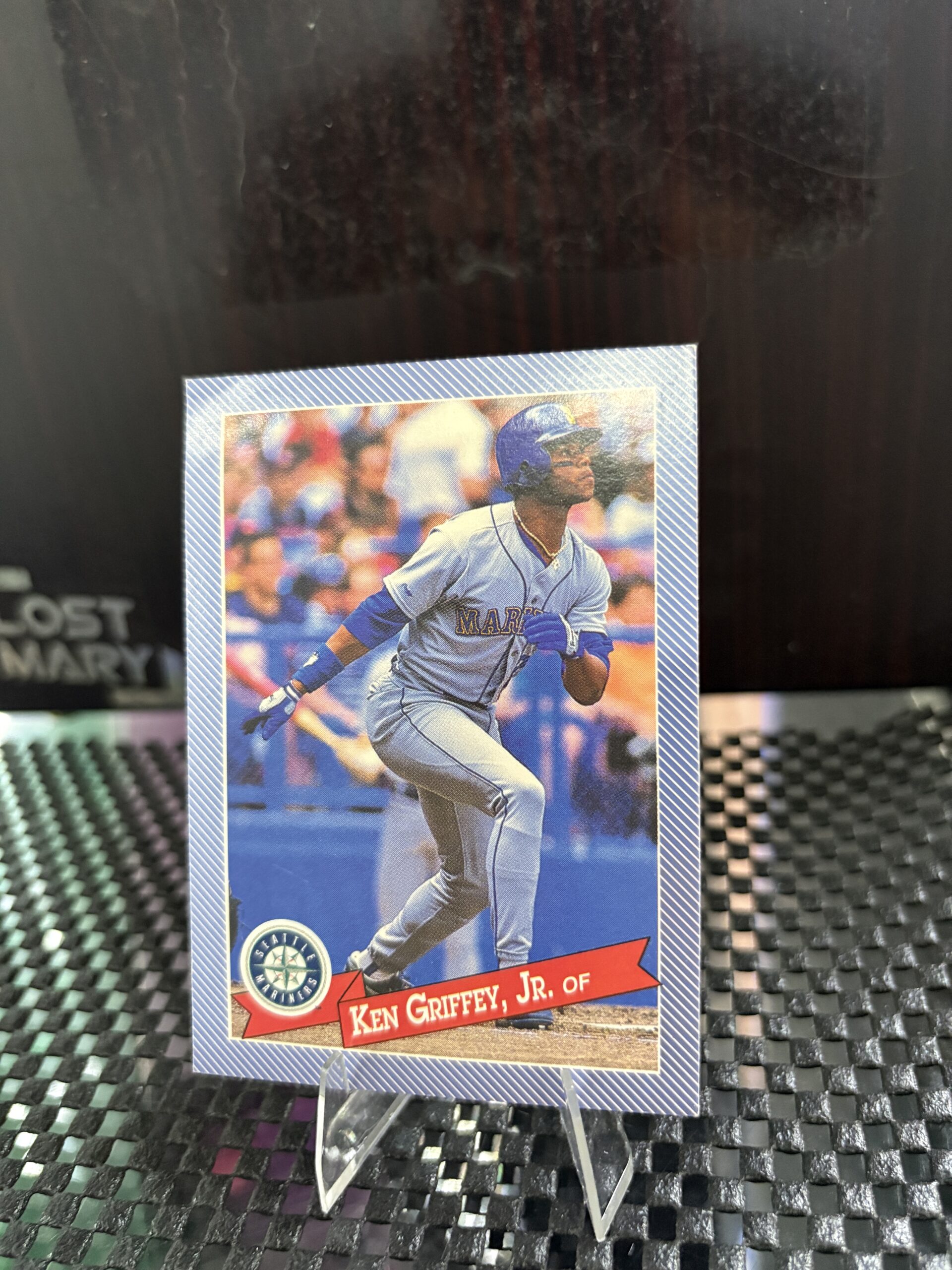 Ken Griffey Jr Seattle Mariners Vintage Baseball Card - Image 2