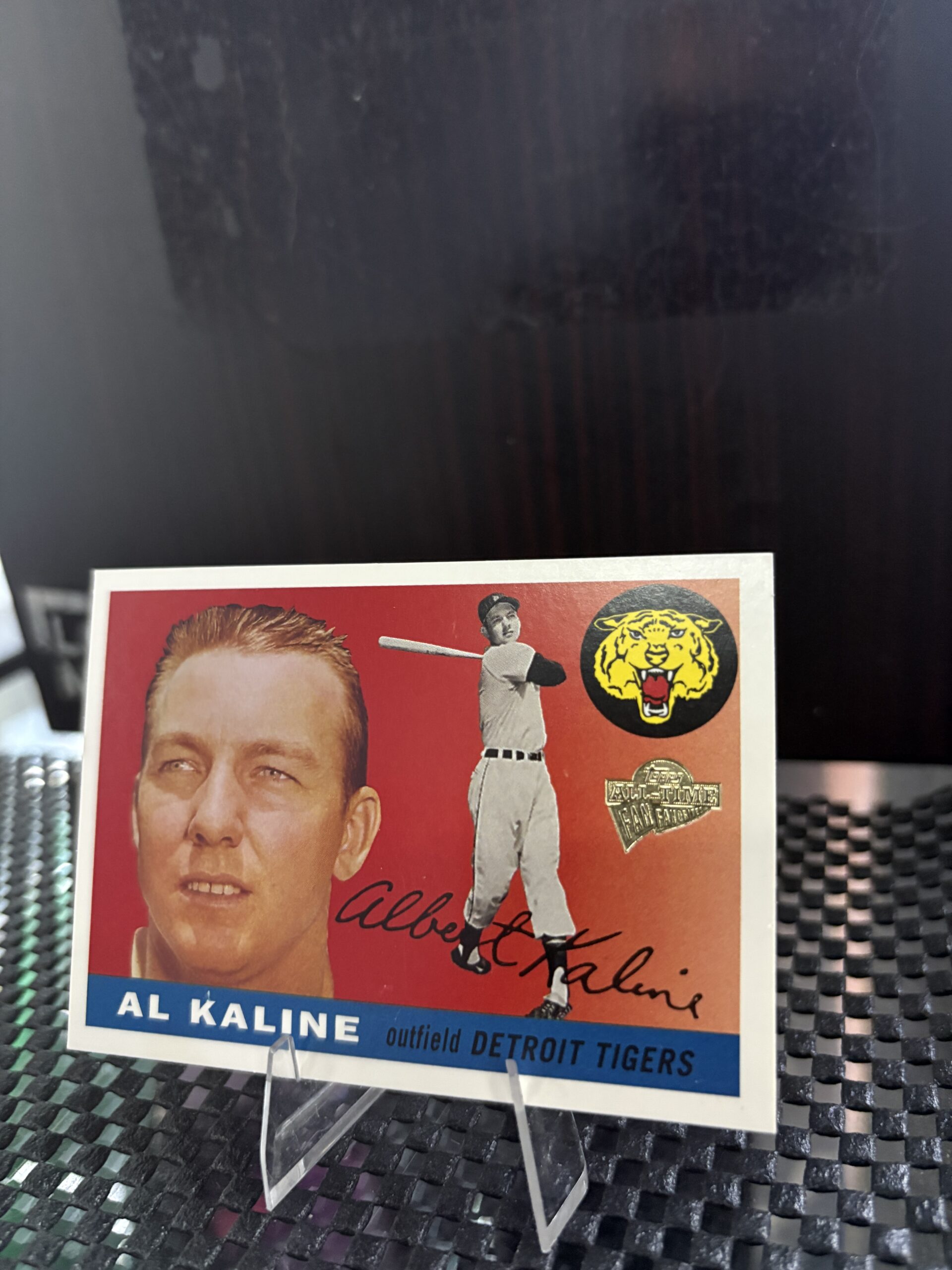 Al Kaline Detroit Tigers All-Time Fan Favorite Card - Image 2