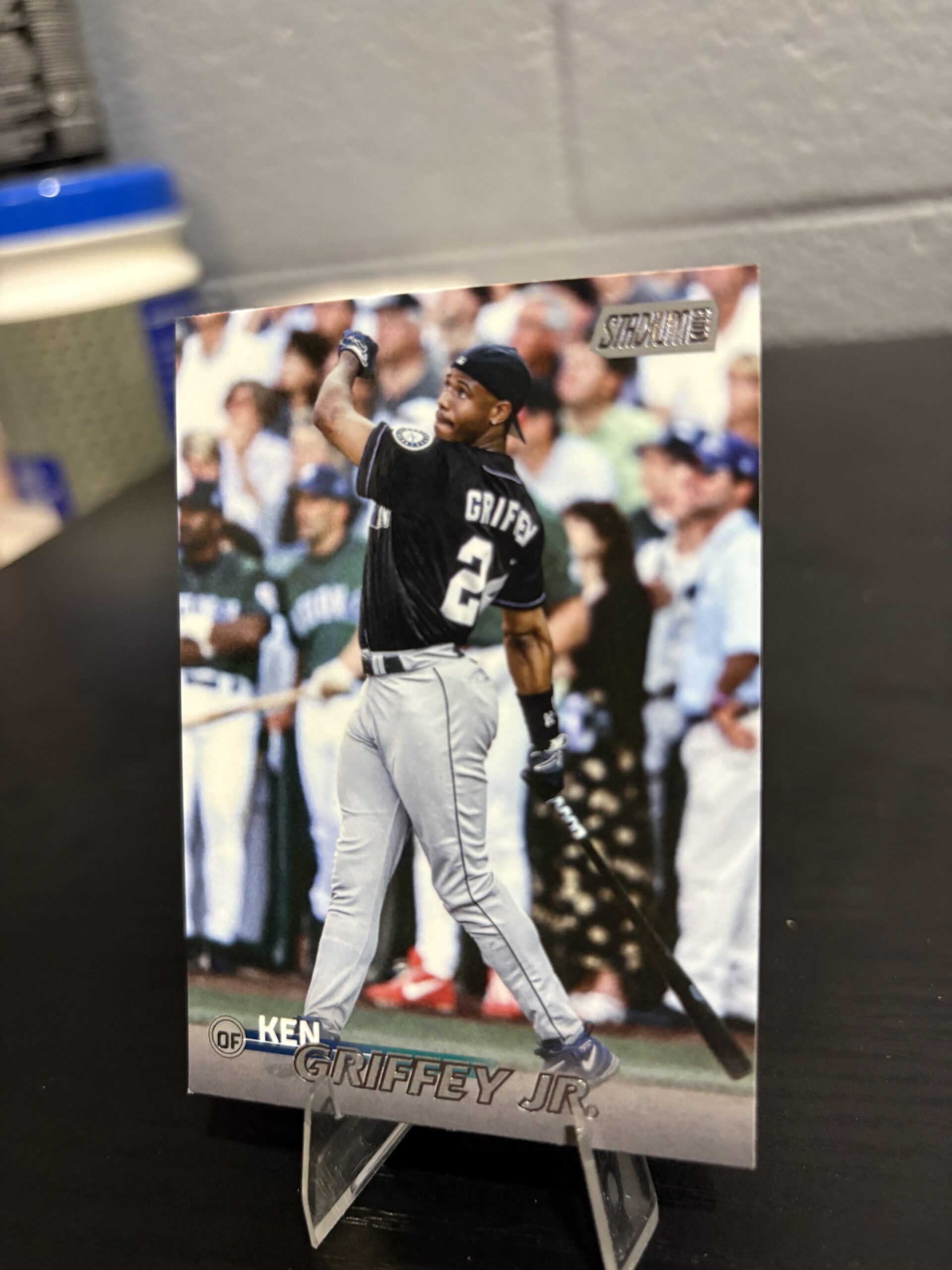 Ken Griffey Jr Topps Stadium Club Mariners Card - Image 2
