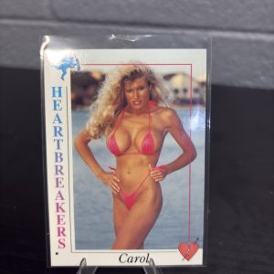 Collectible Heartbreakers trading card featuring Carol, a vintage lifestyle card perfect for enthusiasts looking to expand their unique personal collections and manifest financial growth today.