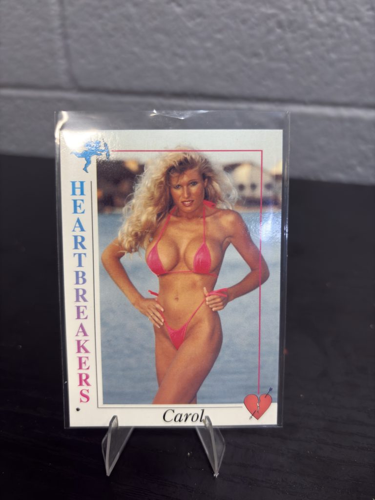 Collectible Heartbreakers trading card featuring Carol, a vintage lifestyle card perfect for enthusiasts looking to expand their unique personal collections and manifest financial growth today.