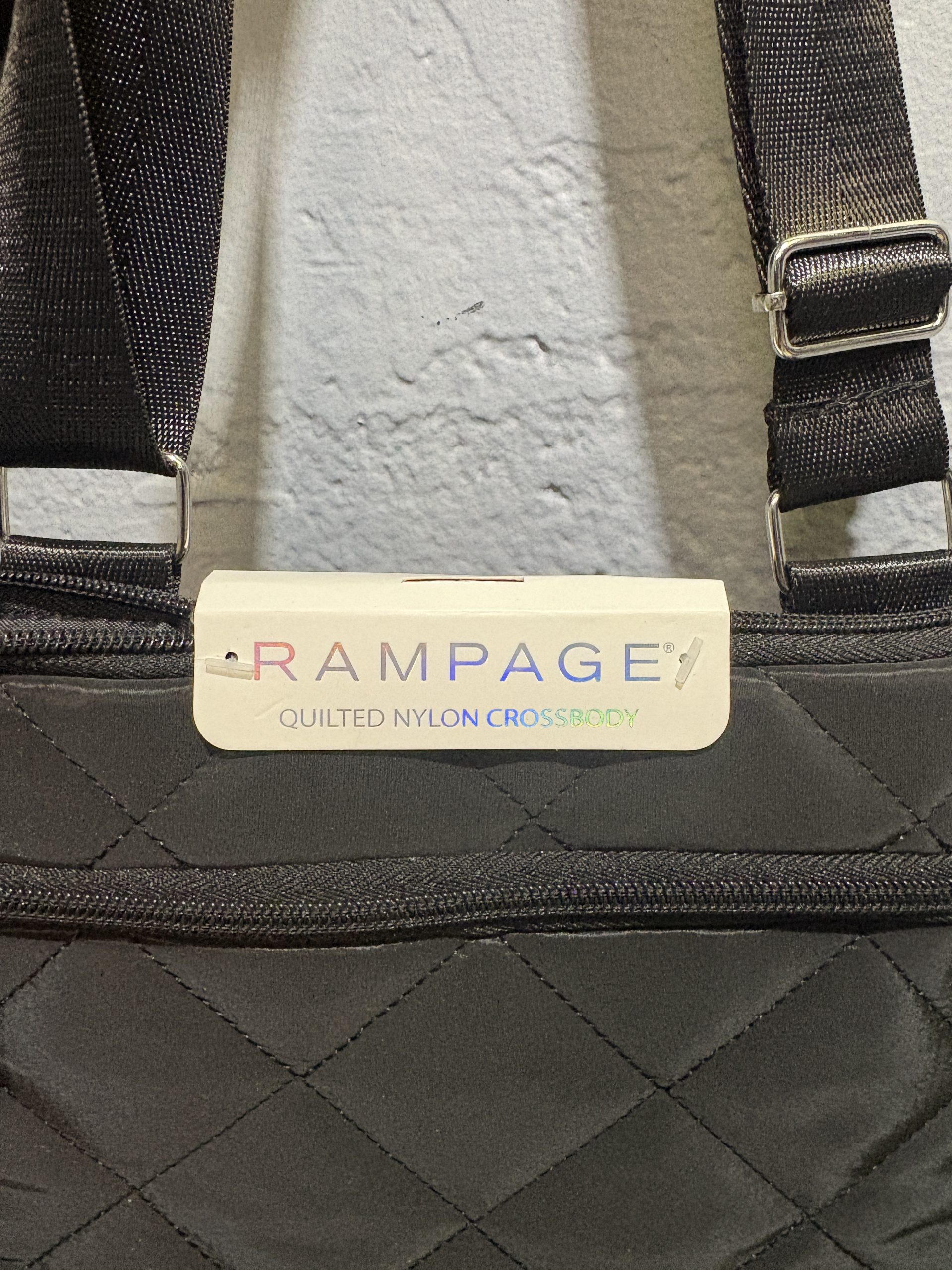 Rampage Quilted Nylon Crossbody Bag - Image 2