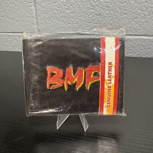 Brand new BMF genuine leather bi-fold wallet, a rugged and iconic accessory for enthusiasts looking to add functional, high-value assets to their collection today.