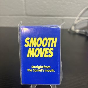 Vintage Camel "Smooth Moves" promotional card deck, a rare and nostalgic piece of tobacco brand memorabilia, perfect for collectors looking to add unique, high-value assets to their portfolio today.