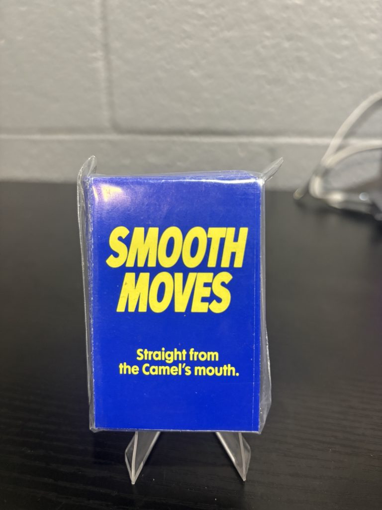 Vintage Camel "Smooth Moves" promotional card deck, a rare and nostalgic piece of tobacco brand memorabilia, perfect for collectors looking to add unique, high-value assets to their portfolio today.