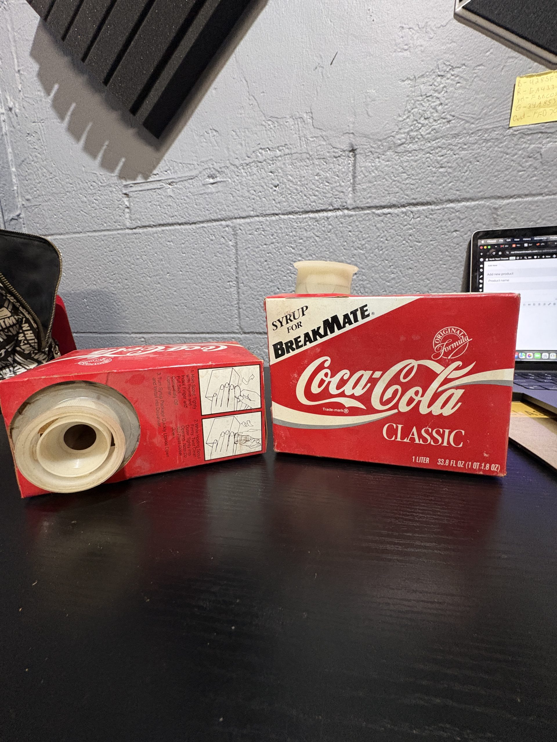 Vintage Coca-Cola "BreakMate" Syrup Refill Package - Image 2