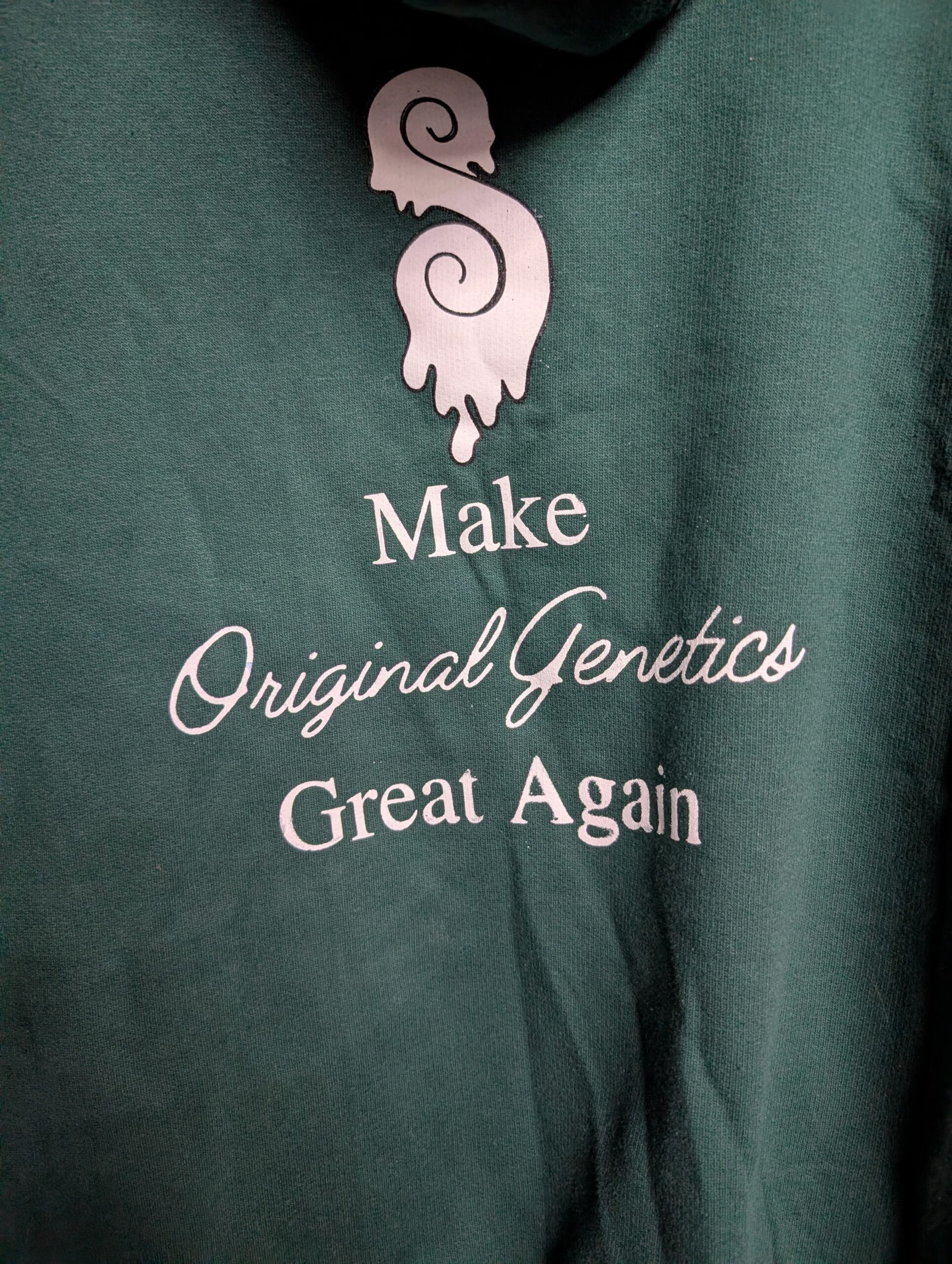 Sticky Canna Clothing Co. green hoodie from North Town Threads