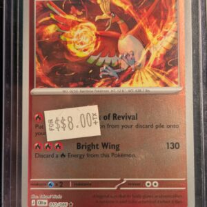 Ho-Oh 010/086 Fire Type Pokémon Trading Card HP 130 in protective sleeve