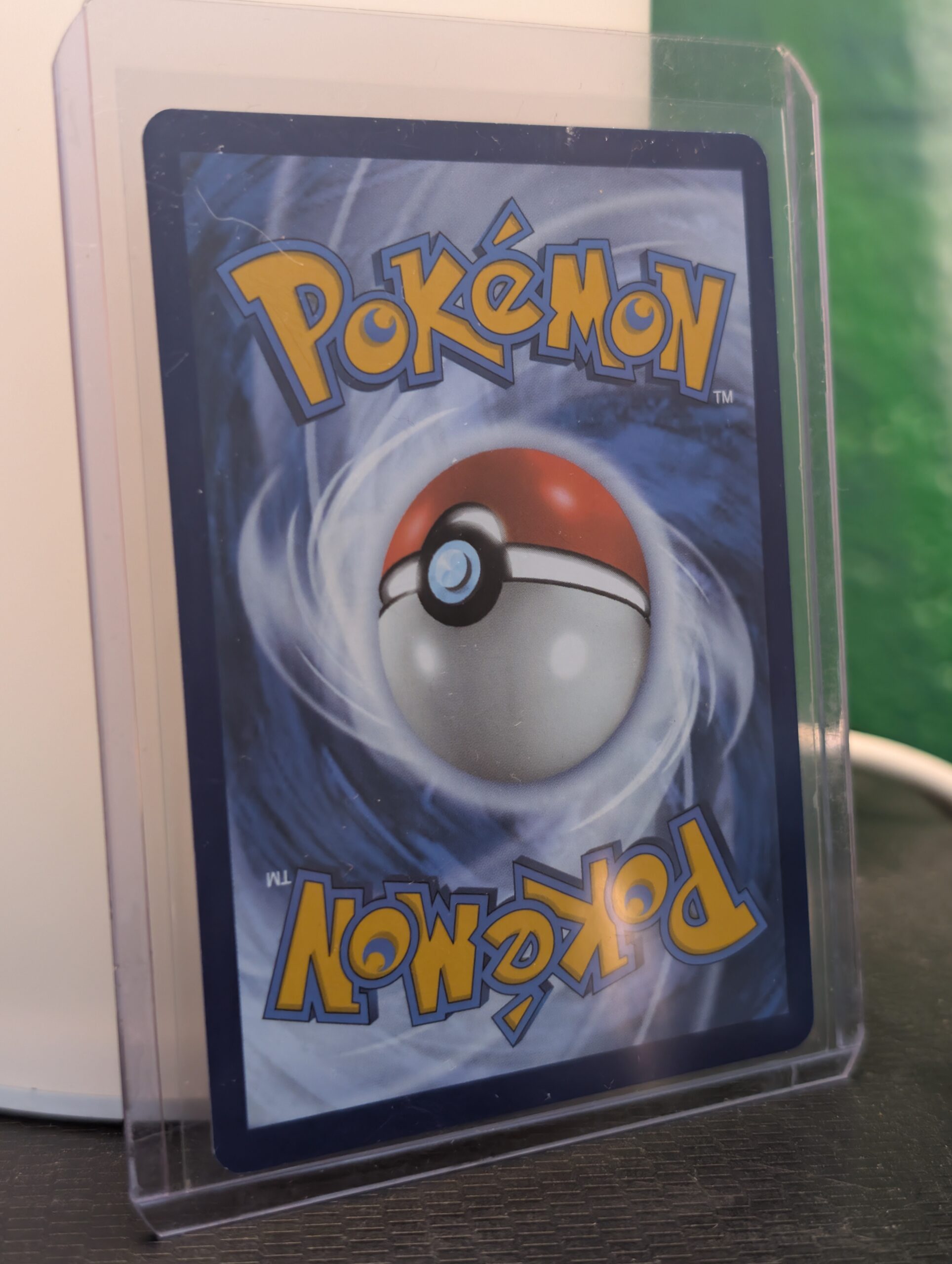 Holographic Iron Valiant ex Pokémon trading card, number 249/182 from the Paradox Rift expansion, featuring Special Illustration Rare artwork, displayed in a clear protective plastic sleeve.