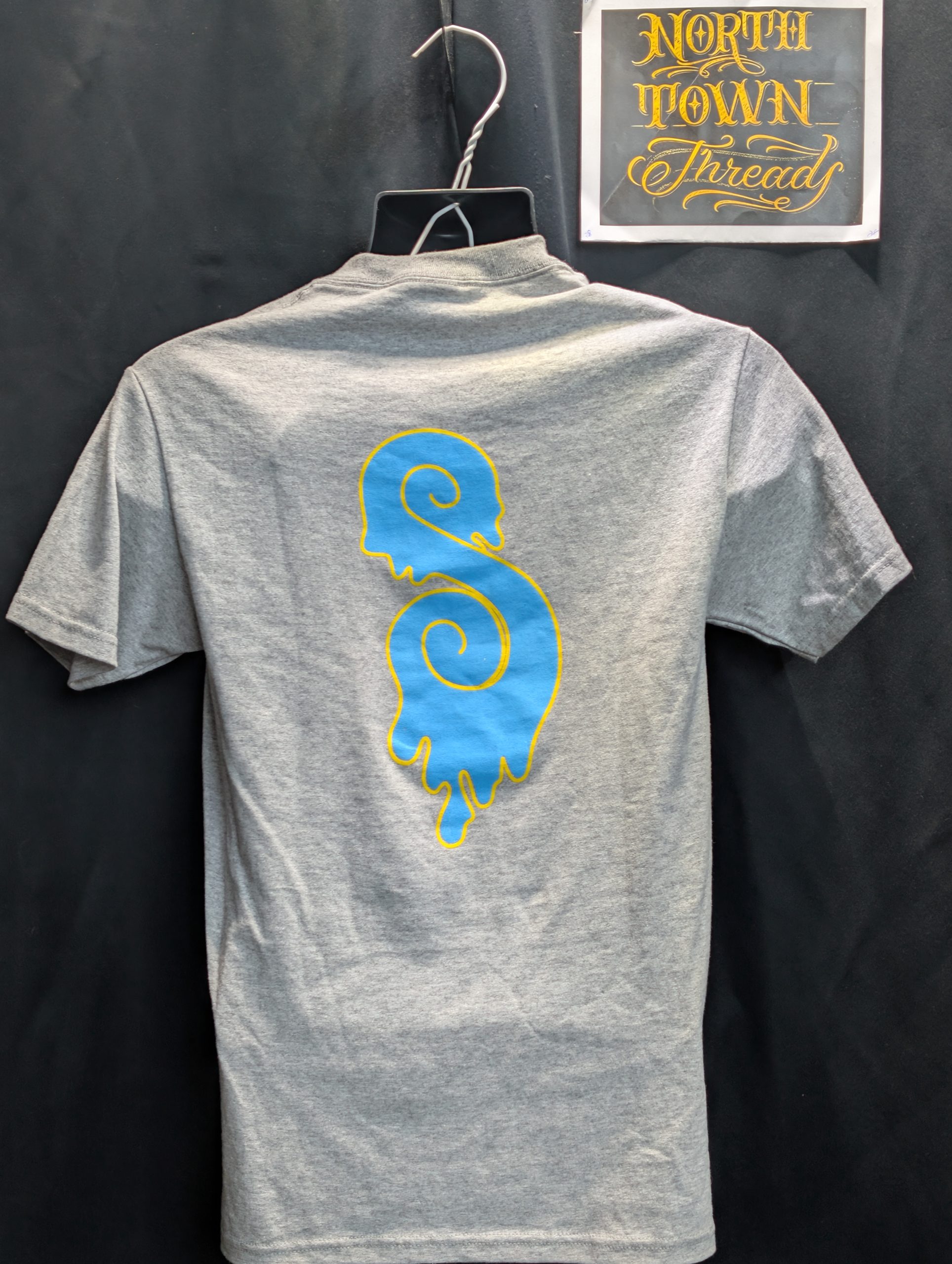 Sticky Canna Clothing Size Small Grey Graphic Tee Back