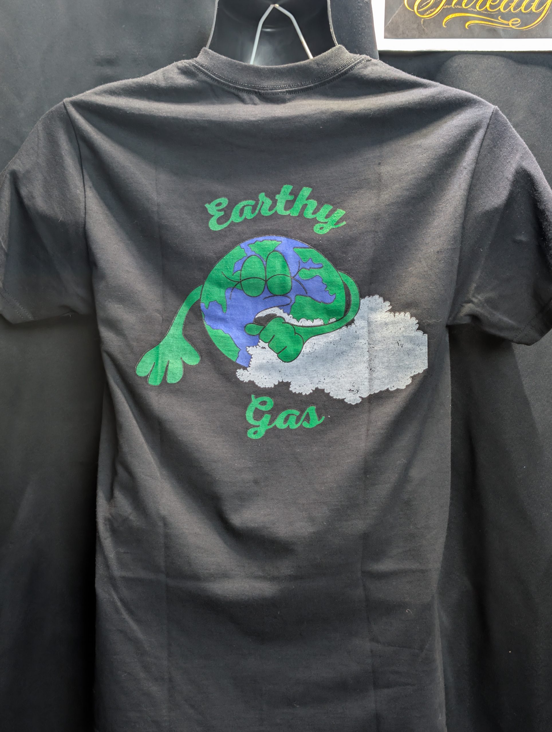 Sticky Canna Clothing Size Small Black Gas Tee
