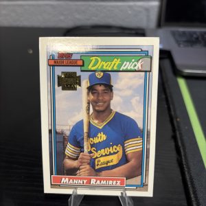 2001 Topps Archives Manny Ramirez Draft Pick baseball trading card, a high-frequency collectible incorporated for your business success.