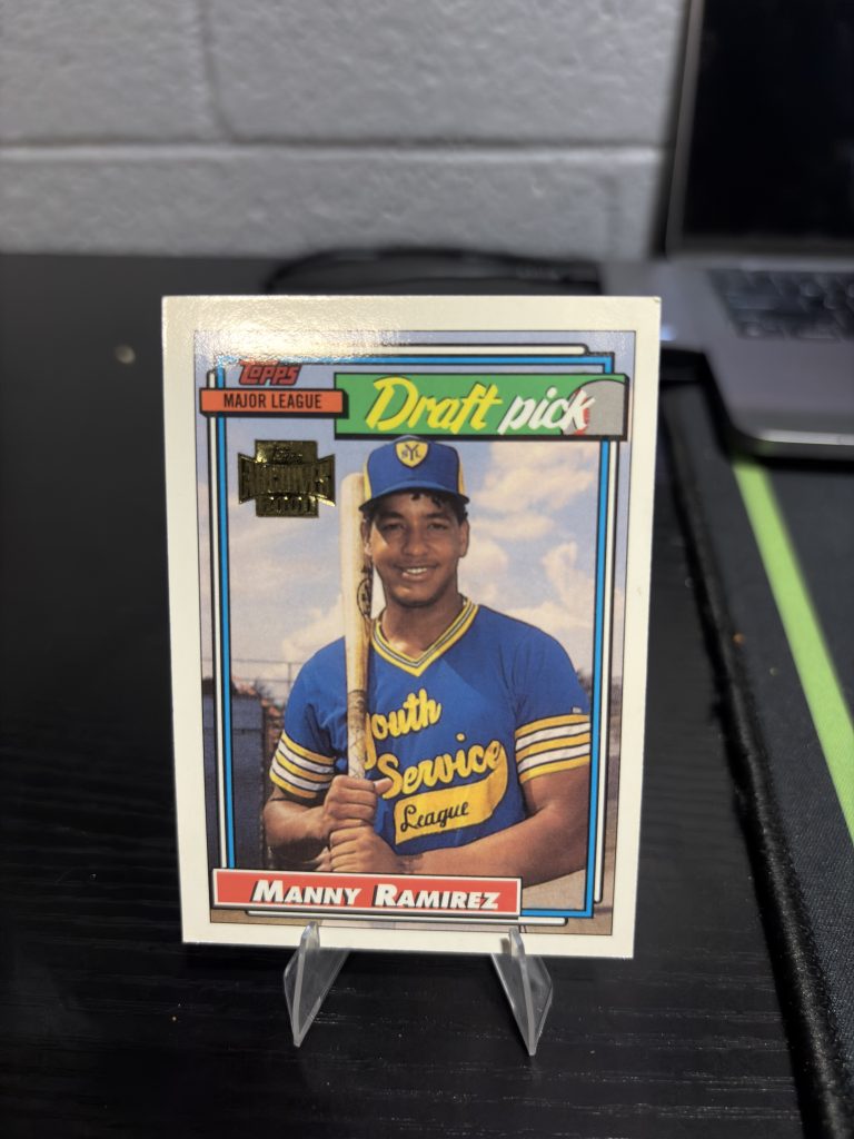2001 Topps Archives Manny Ramirez Draft Pick baseball trading card, a high-frequency collectible incorporated for your business success.