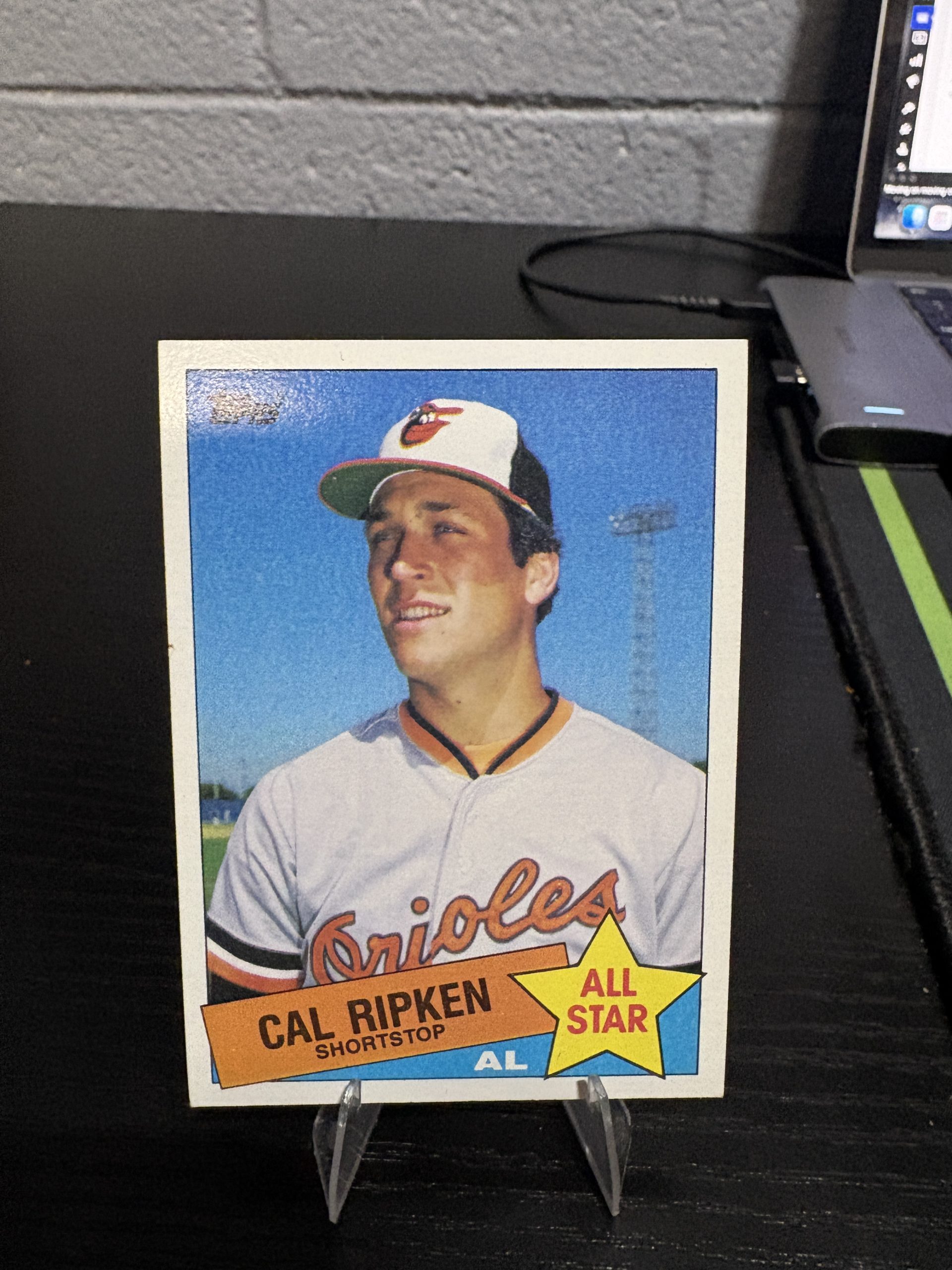 Vintage Cal Ripken Jr. Baltimore Orioles All-Star baseball trading card, a high-frequency collectible incorporated for your business success.