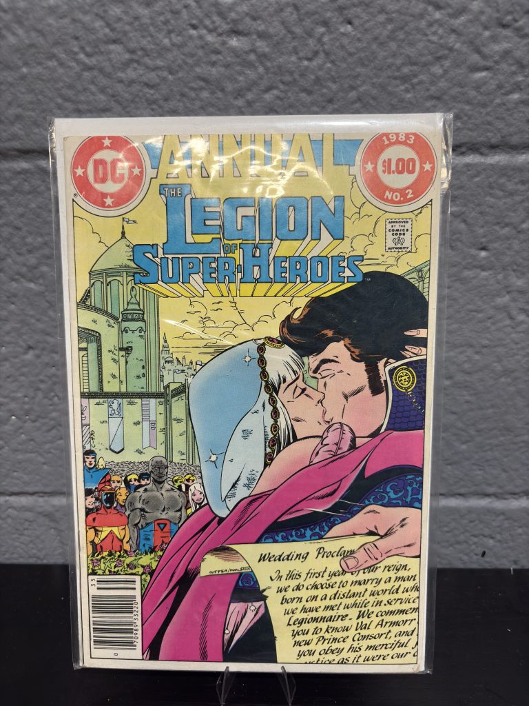 Vintage DC Comics The Legion of Super-Heroes Annual #2, a high-frequency collectible incorporated for your business success.