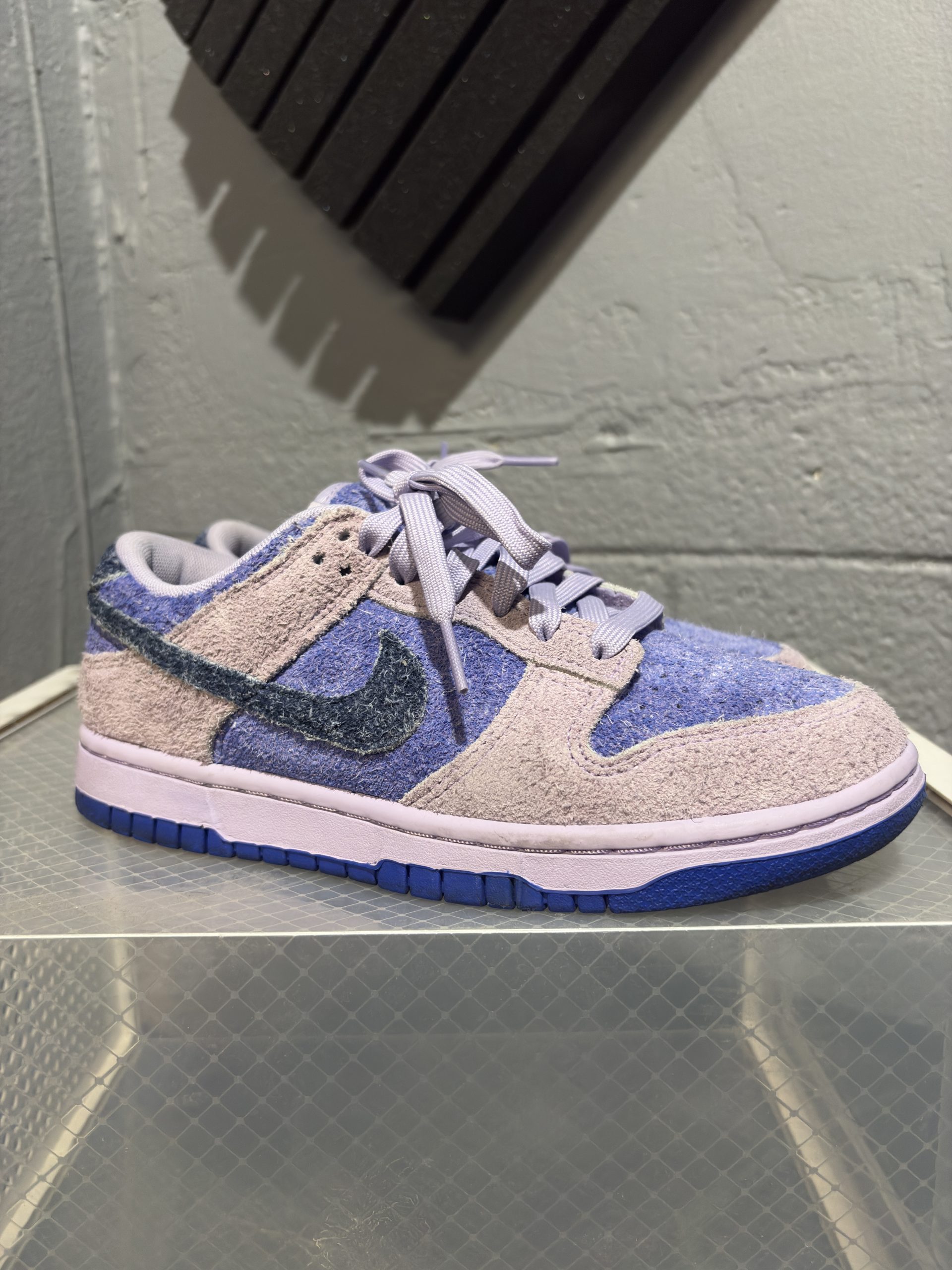 Nike Dunk Low "Purple Pulse" Suede Sneakers - Image 2