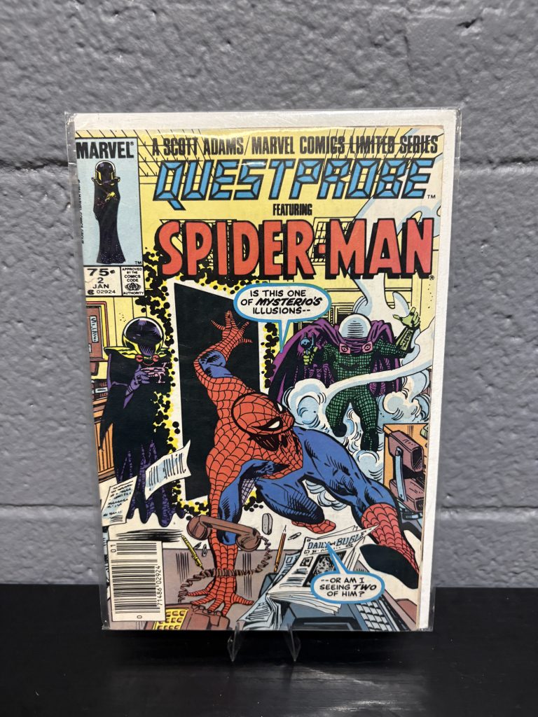 Vintage Marvel Comics Questprobe #2 featuring Spider-Man, a high-frequency collectible incorporated for your business success.