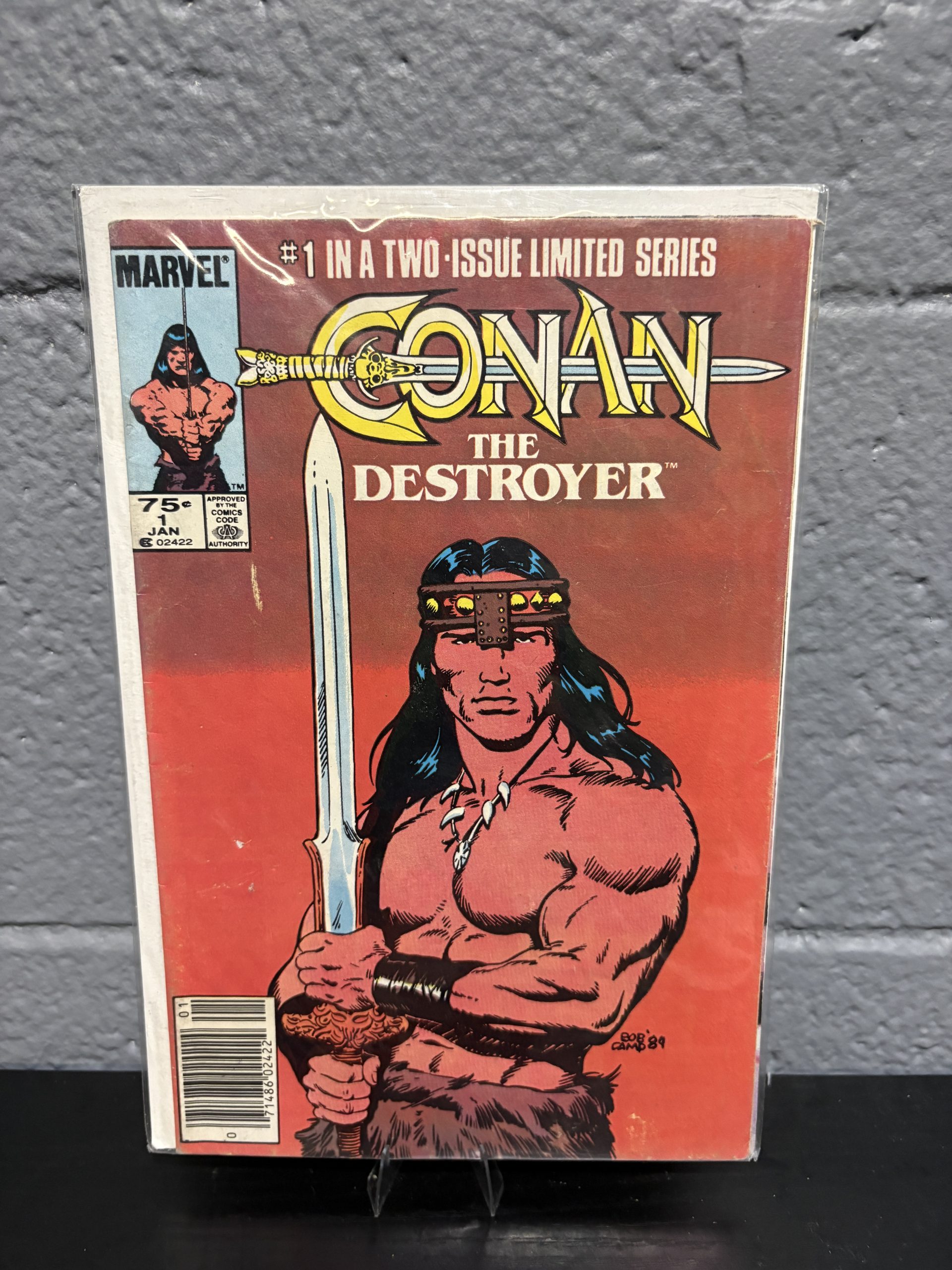 Vintage Marvel Comics Conan the Destroyer #1 limited series, a high-frequency collectible incorporated for your business success.