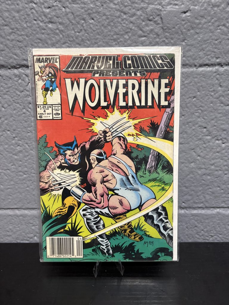 Vintage Marvel Comics Presents Wolverine #4 anthology issue, a high-frequency collectible incorporated for your business success.