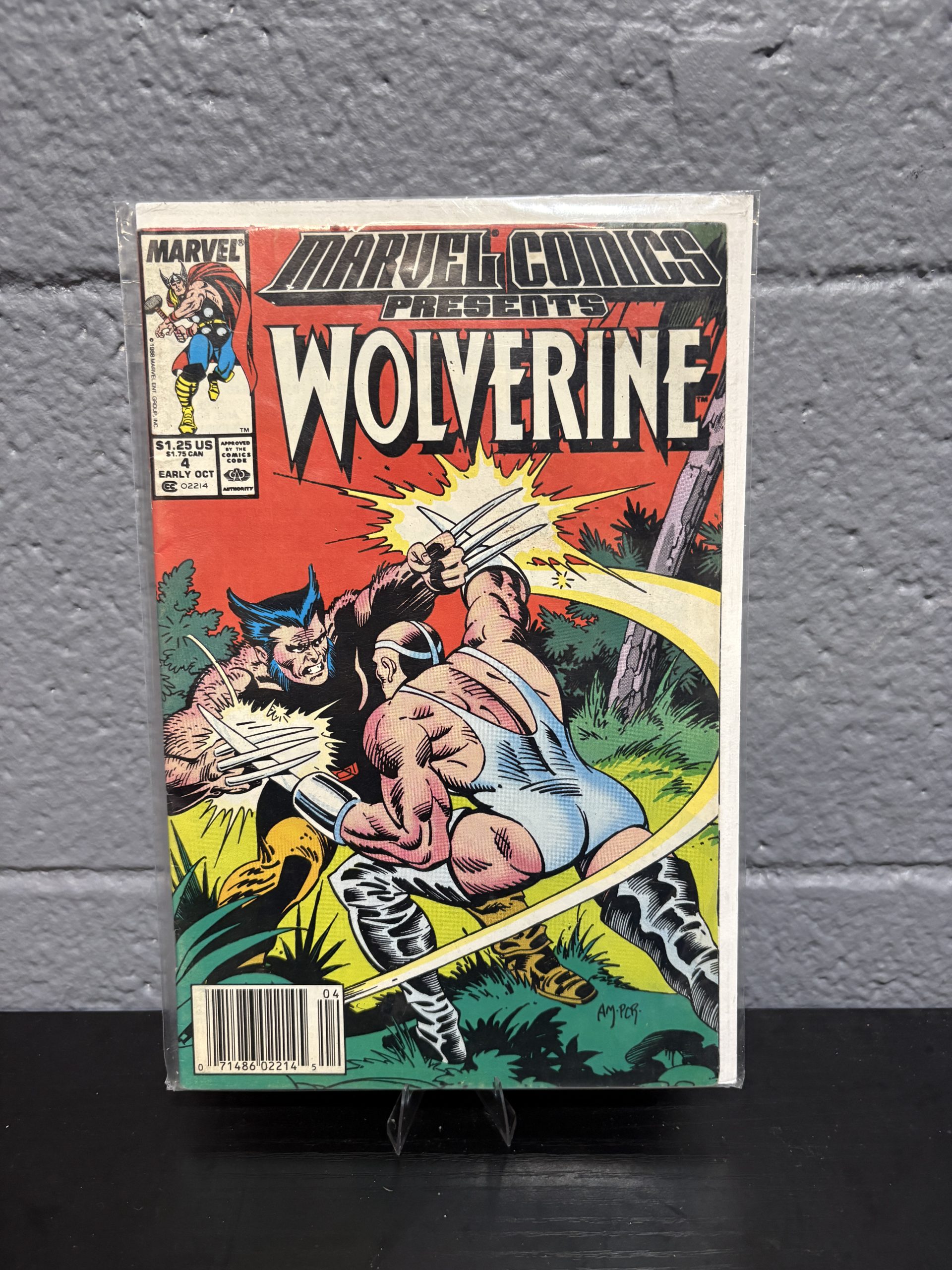 Vintage Marvel Comics Presents Wolverine #4 anthology issue, a high-frequency collectible incorporated for your business success.