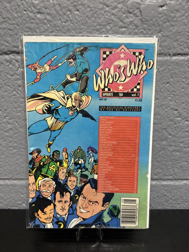 Vintage DC Comics Who's Who Update '88 vol. 1 directory, a high-frequency collectible incorporated for your business success.