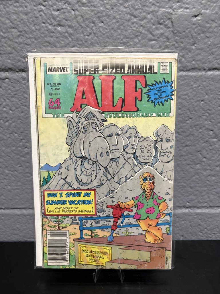 Vintage Marvel Comics ALF Super-Sized Annual #1, a high-frequency collectible incorporated for your business success.