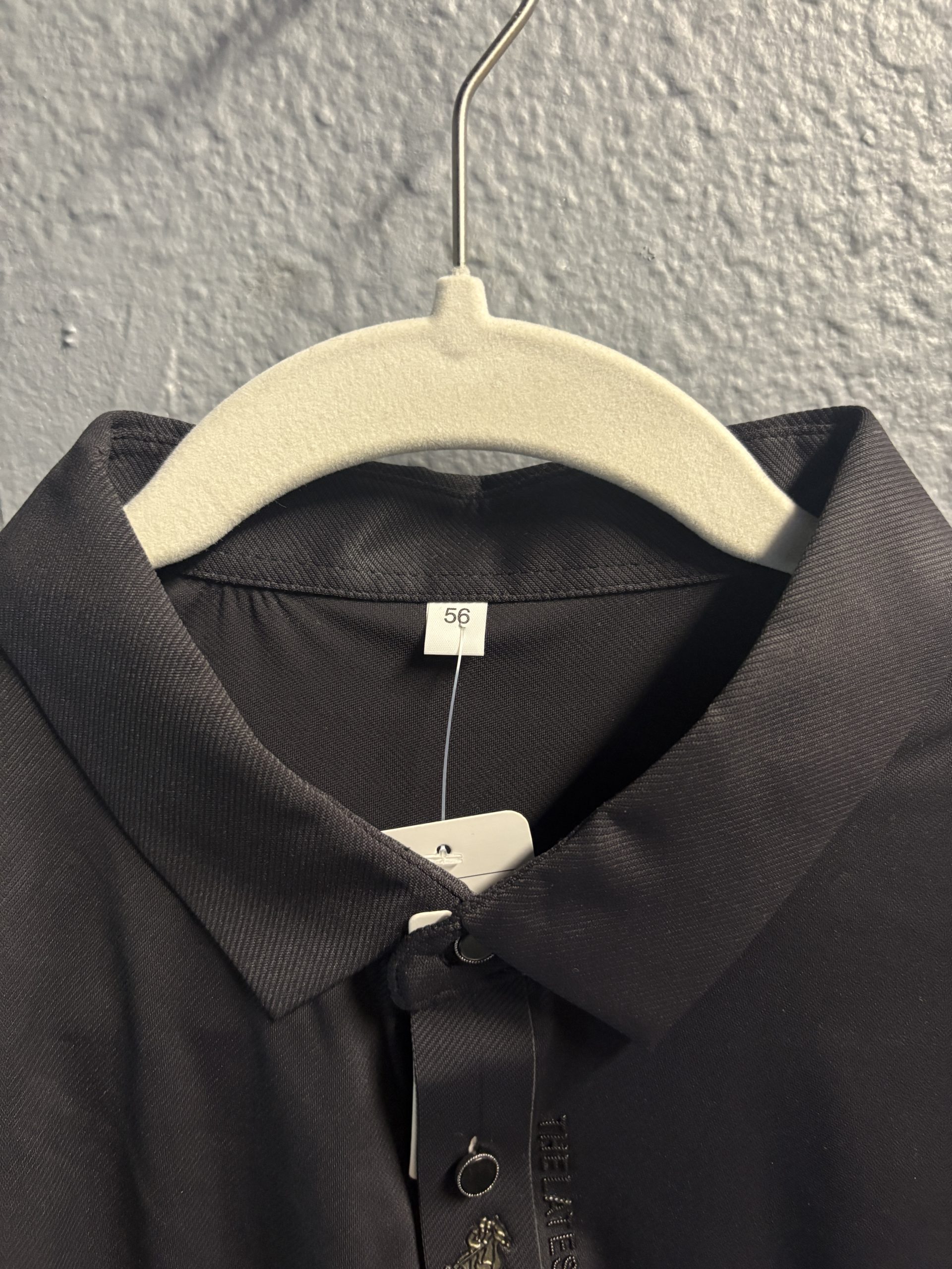 "THELATESTSTYLEPOLO" Premium Black Polo - Image 3