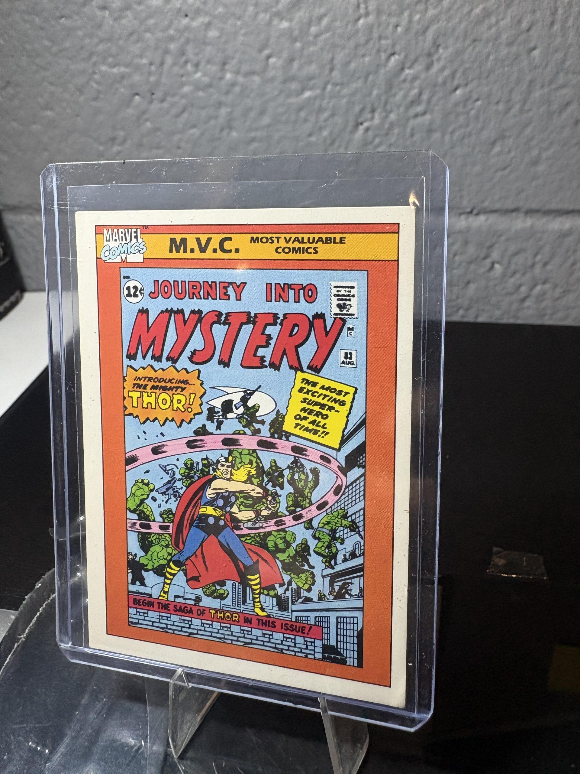 1990 Marvel Universe "Most Valuable Comics" Journey Into Mystery #83 Trading Card #128 - Image 2