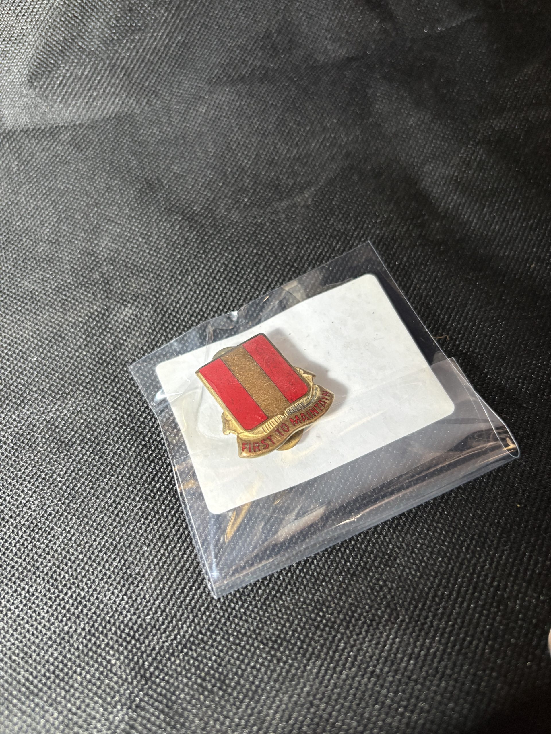 Vintage 39th Ordnance Battalion Distinctive Unit Insignia (DUI) - "FIRST TO MAINTAIN" - Image 2