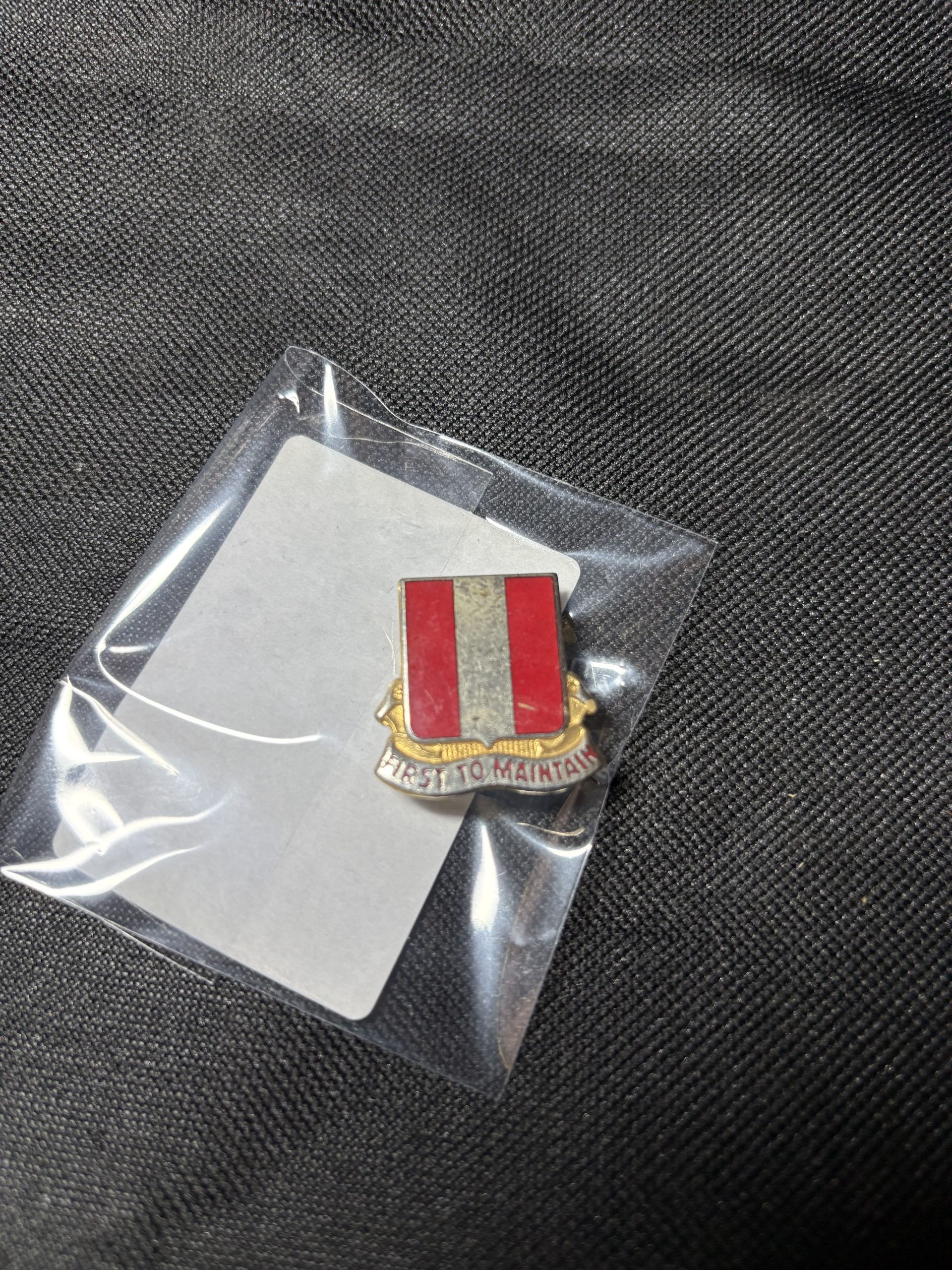 Vintage 39th Ordnance Battalion Distinctive Unit Insignia (DUI) - "FIRST TO MAINTAIN" - Image 4