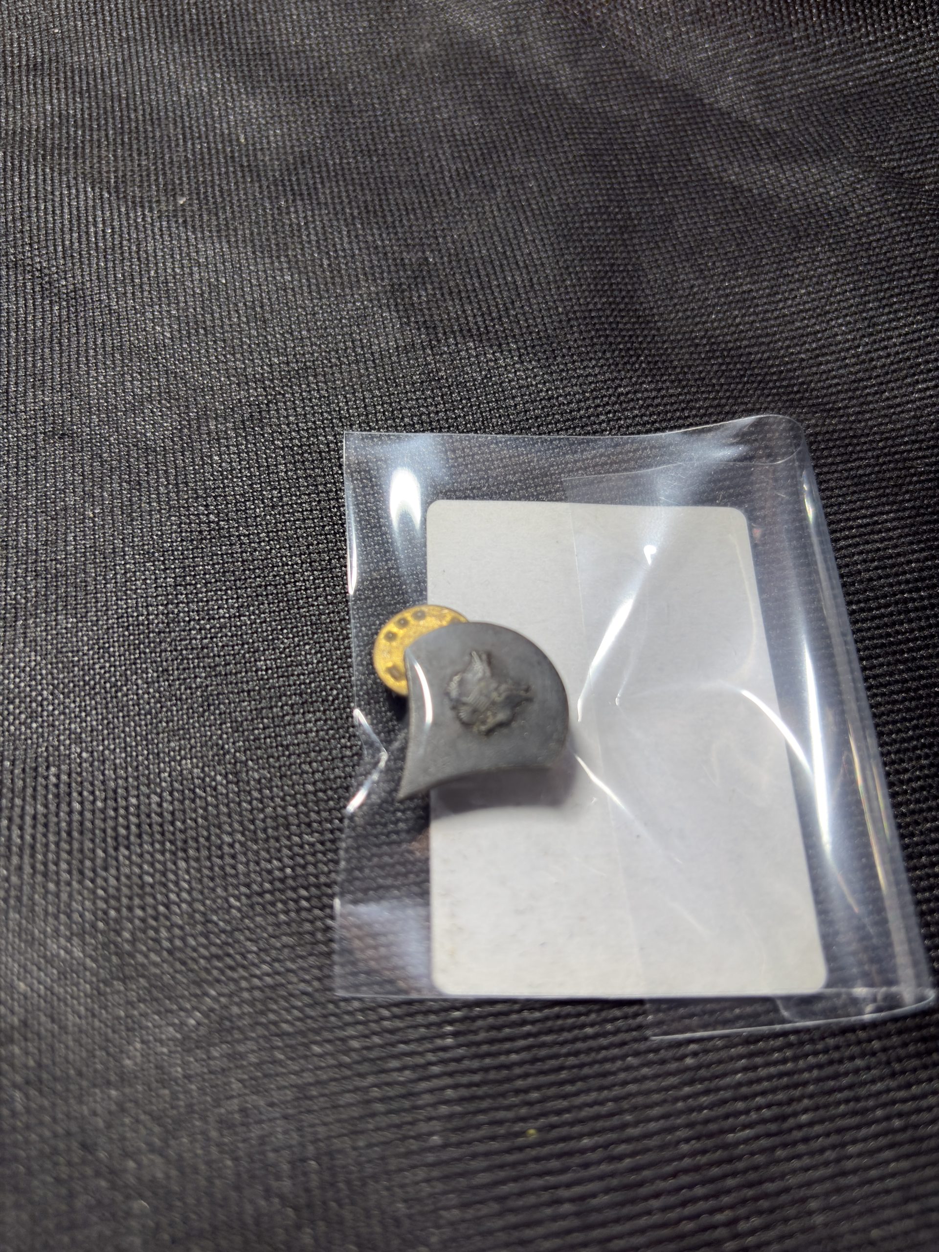 Vintage U.S. Army Private (PVT) Rank Insignia Pin - Image 2