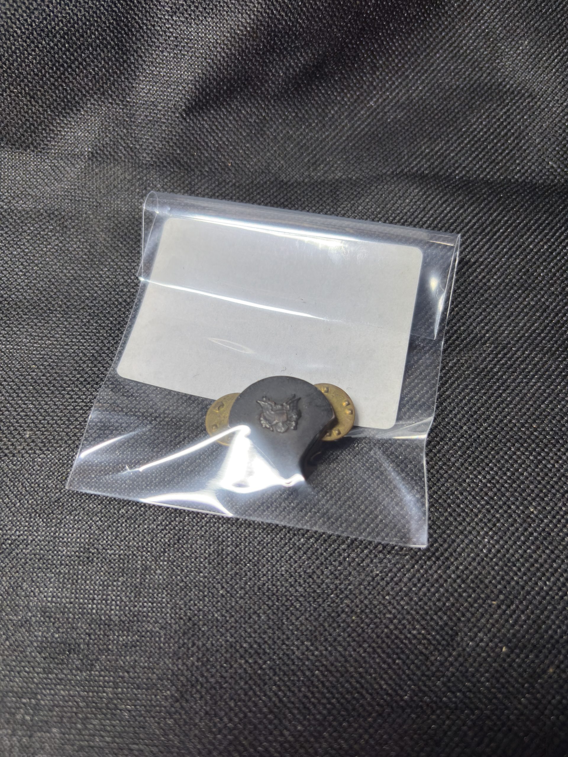 Vintage U.S. Army Private (PVT) Rank Insignia Pin - Image 4