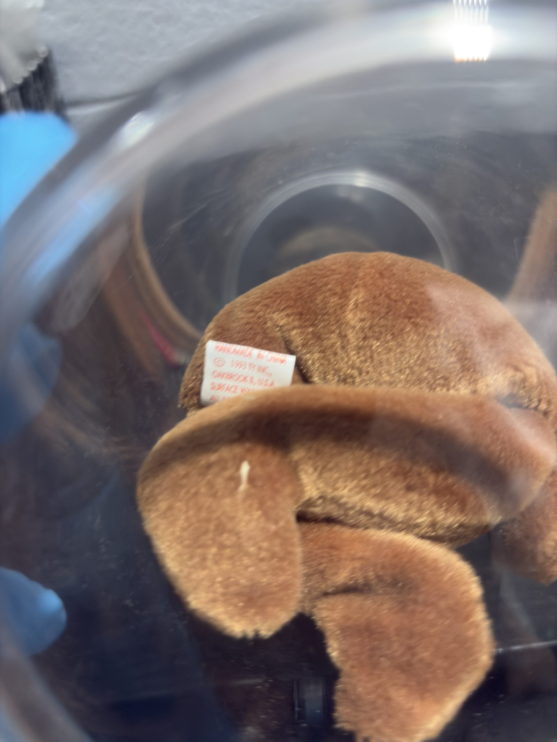 Vintage Ty Beanie Baby "Teddy" The Brown Bear (1993) with PVC Pellets - Image 3