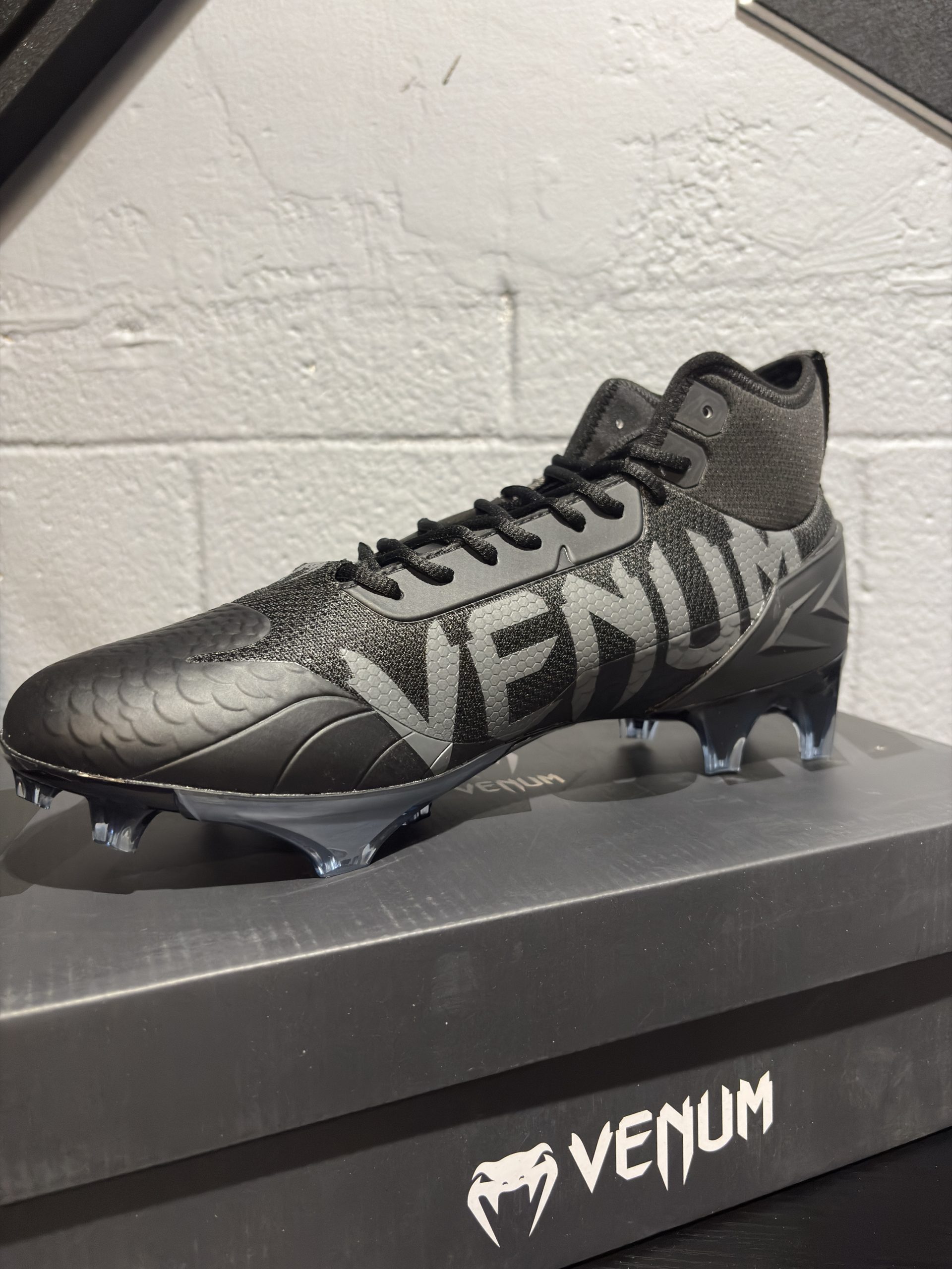 Venum Elite Football Cleats - Black/Black (Size 13 US / 47 EU) - Image 3