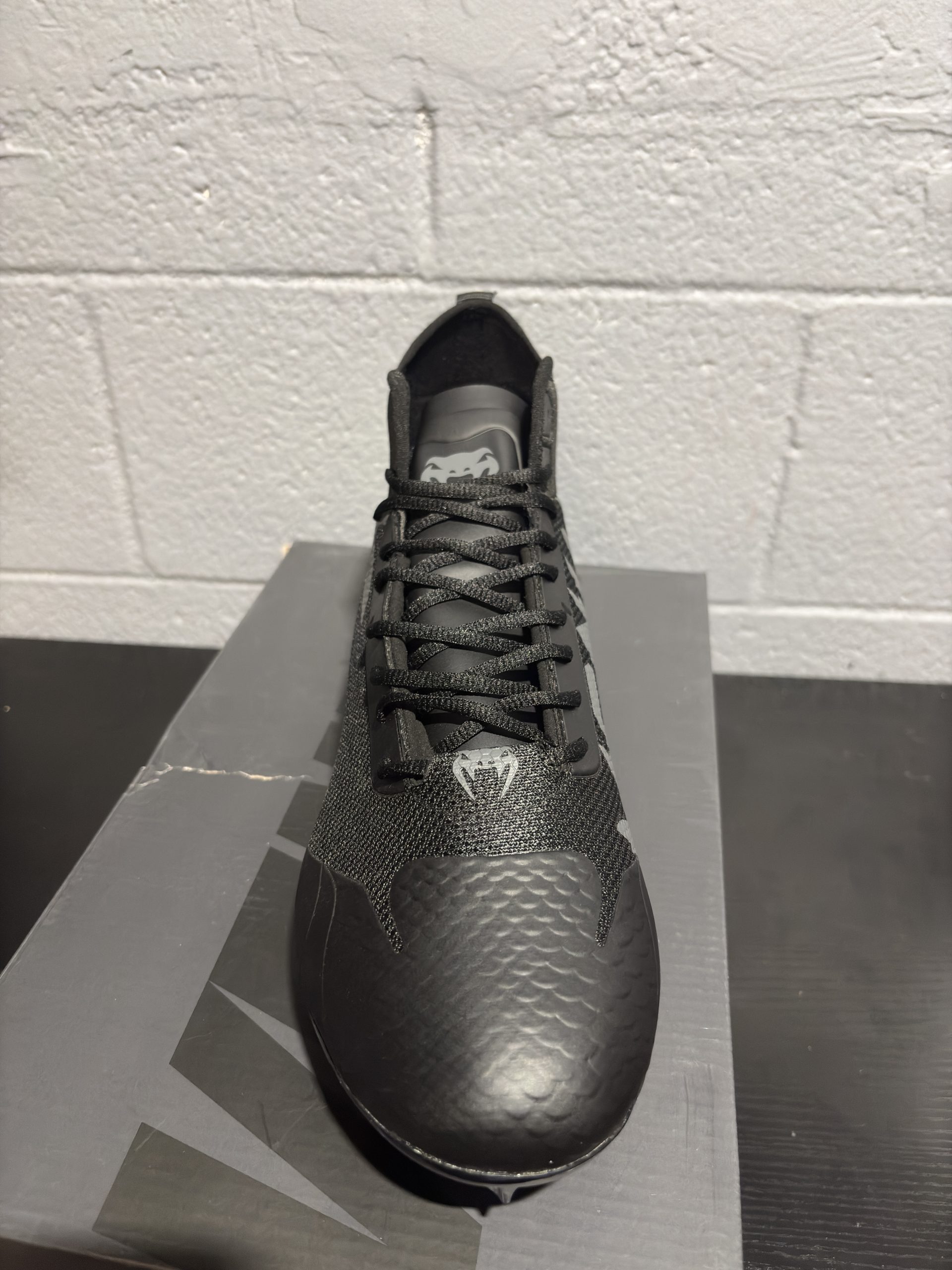 Venum Elite Football Cleats - Black/Black (Size 13 US / 47 EU) - Image 4