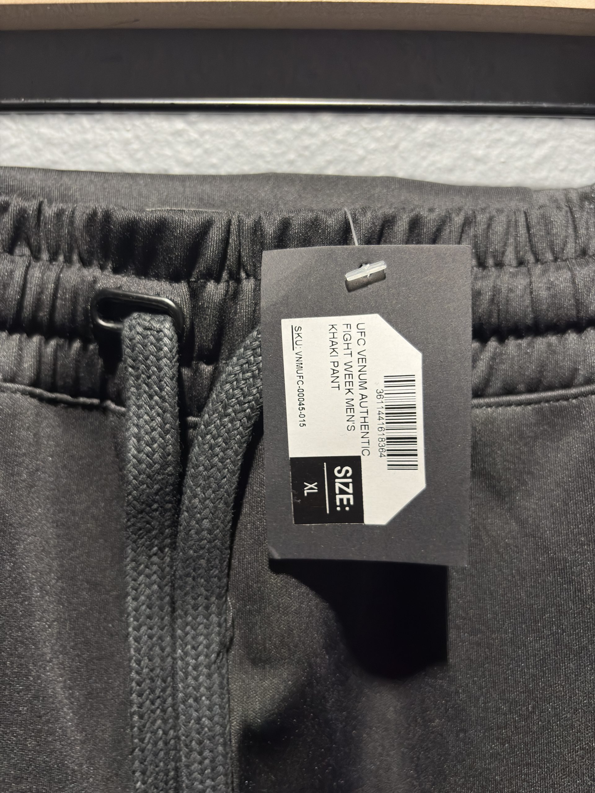 UFC Venum Authentic Fight Week Men's Pants - Khaki/Black (Size XL) - Image 6