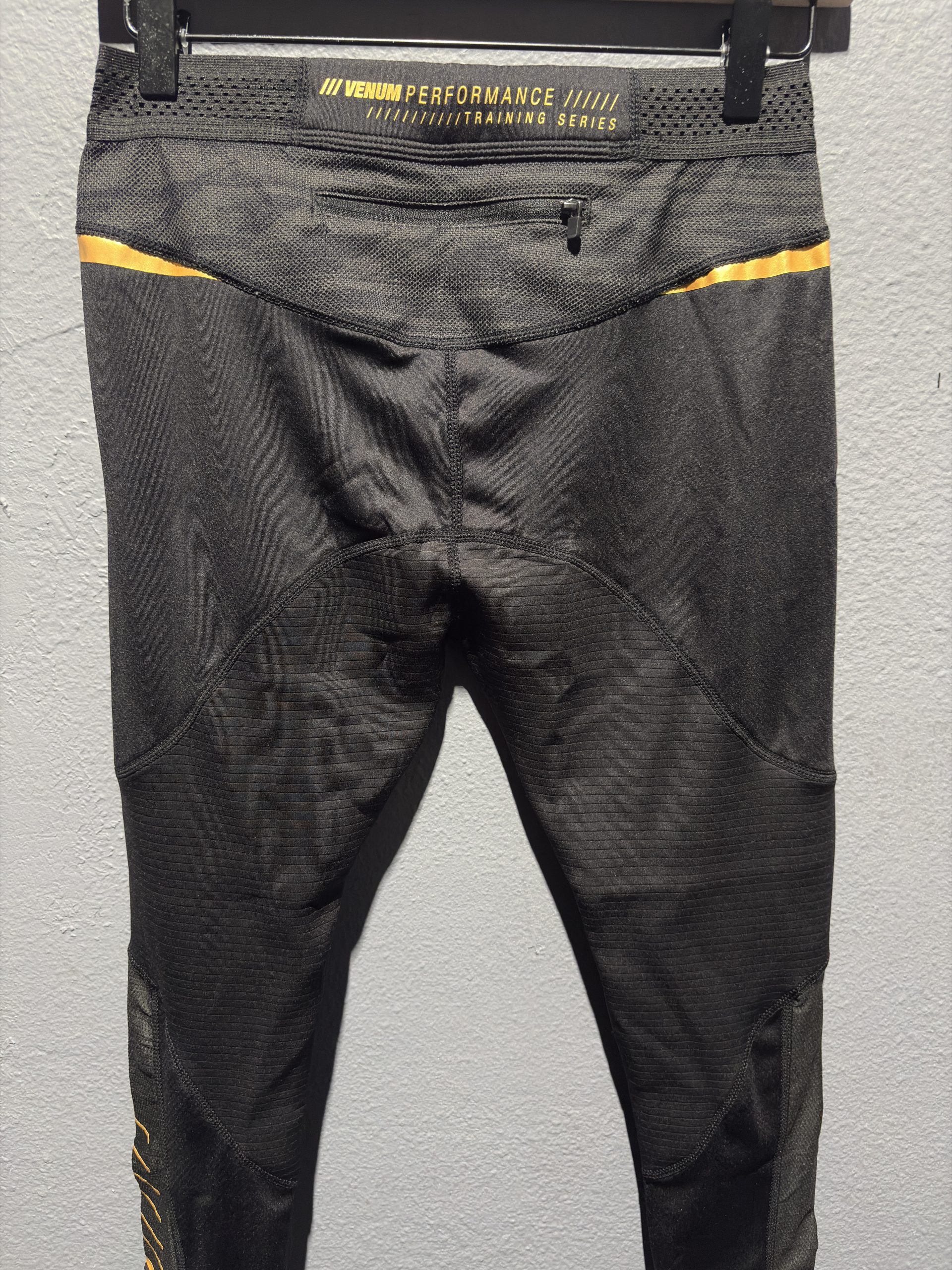 Venum Tempest 2.0 Leggings - Black/Gold (Size S) - Image 4