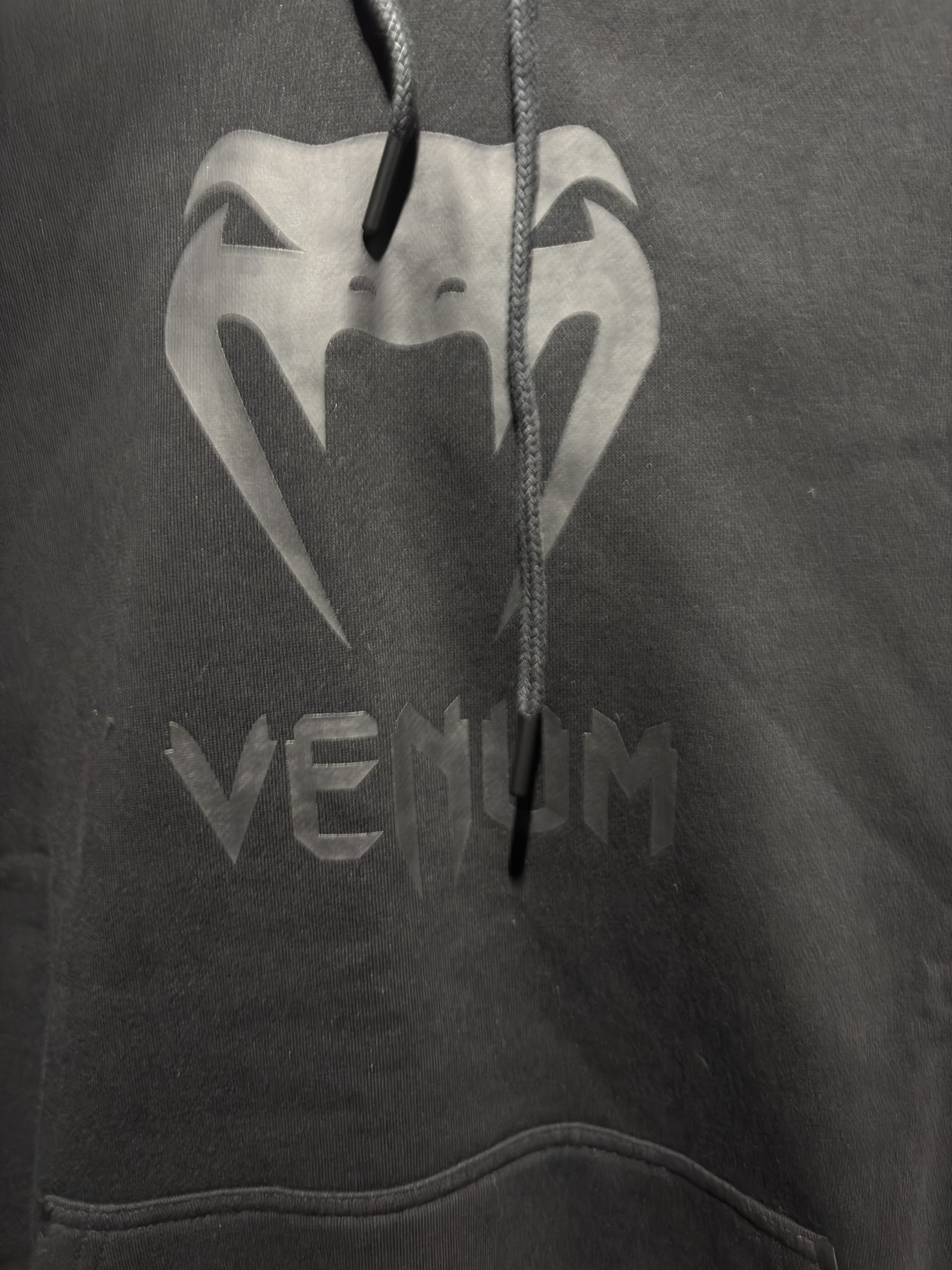 Venum Classic Hoodie - Black/Black (Size M) - Image 2