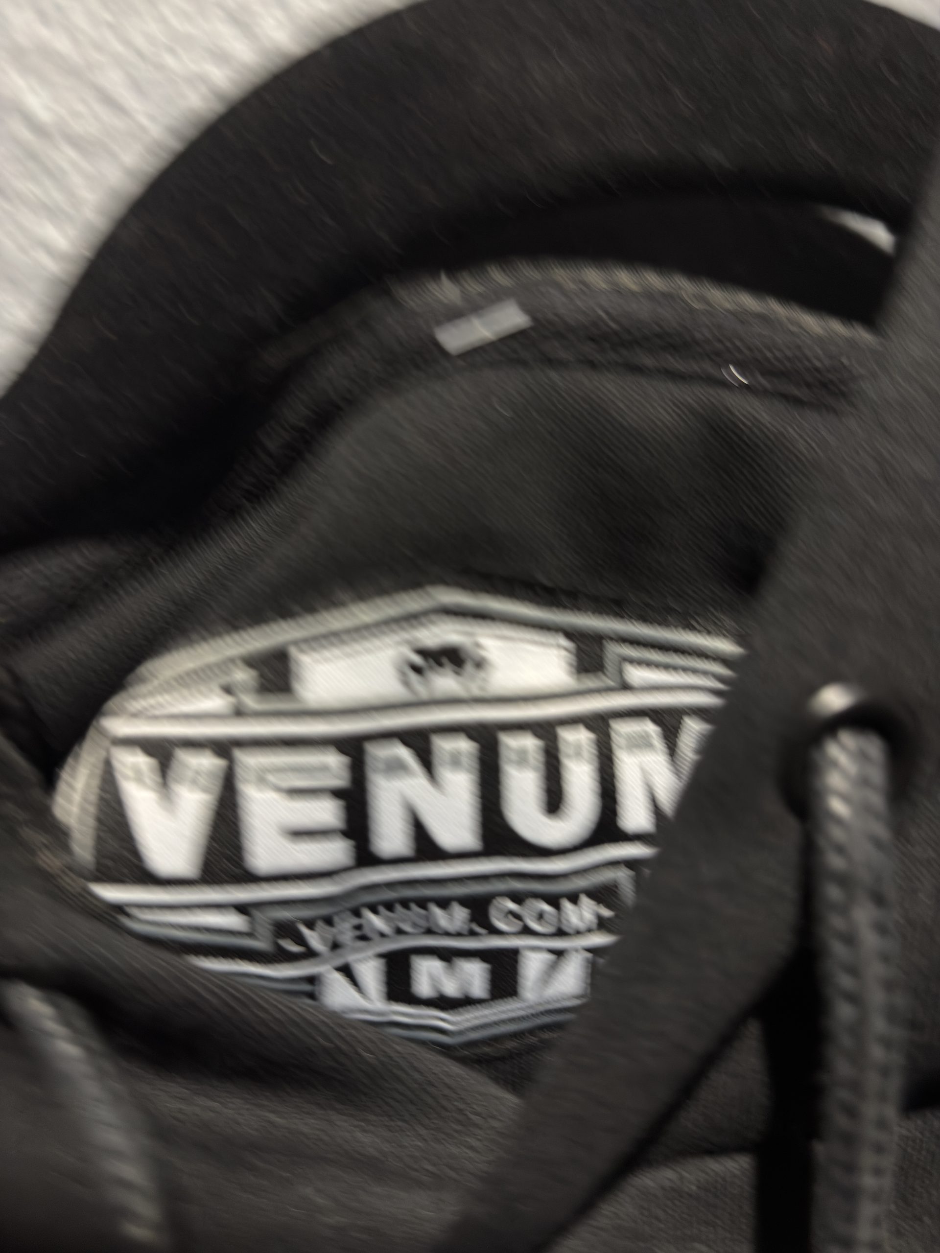 Venum Classic Hoodie - Black/Black (Size M) - Image 3