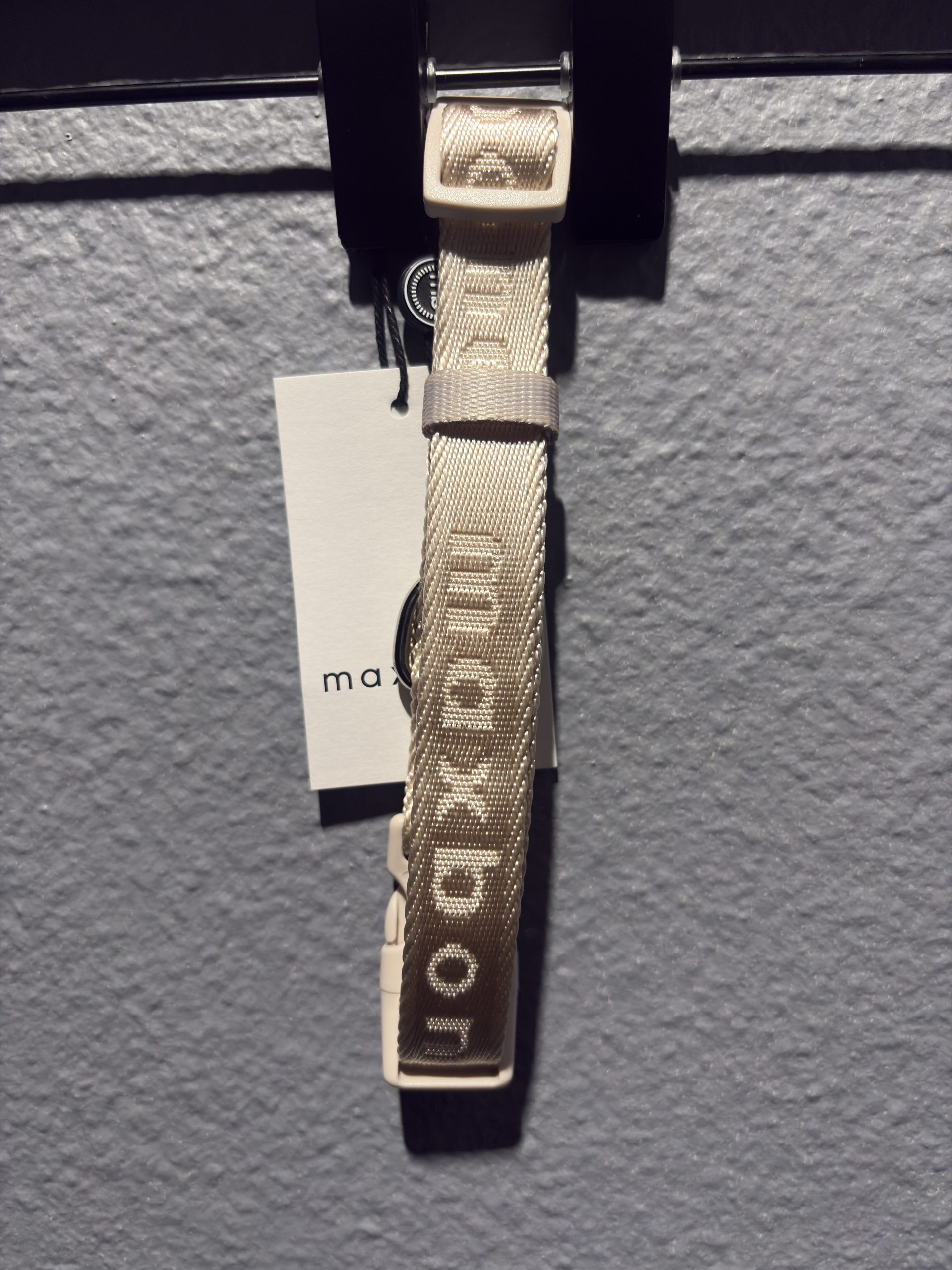 Maxbone Designer Pet Collar - Beige / Cream - Image 2