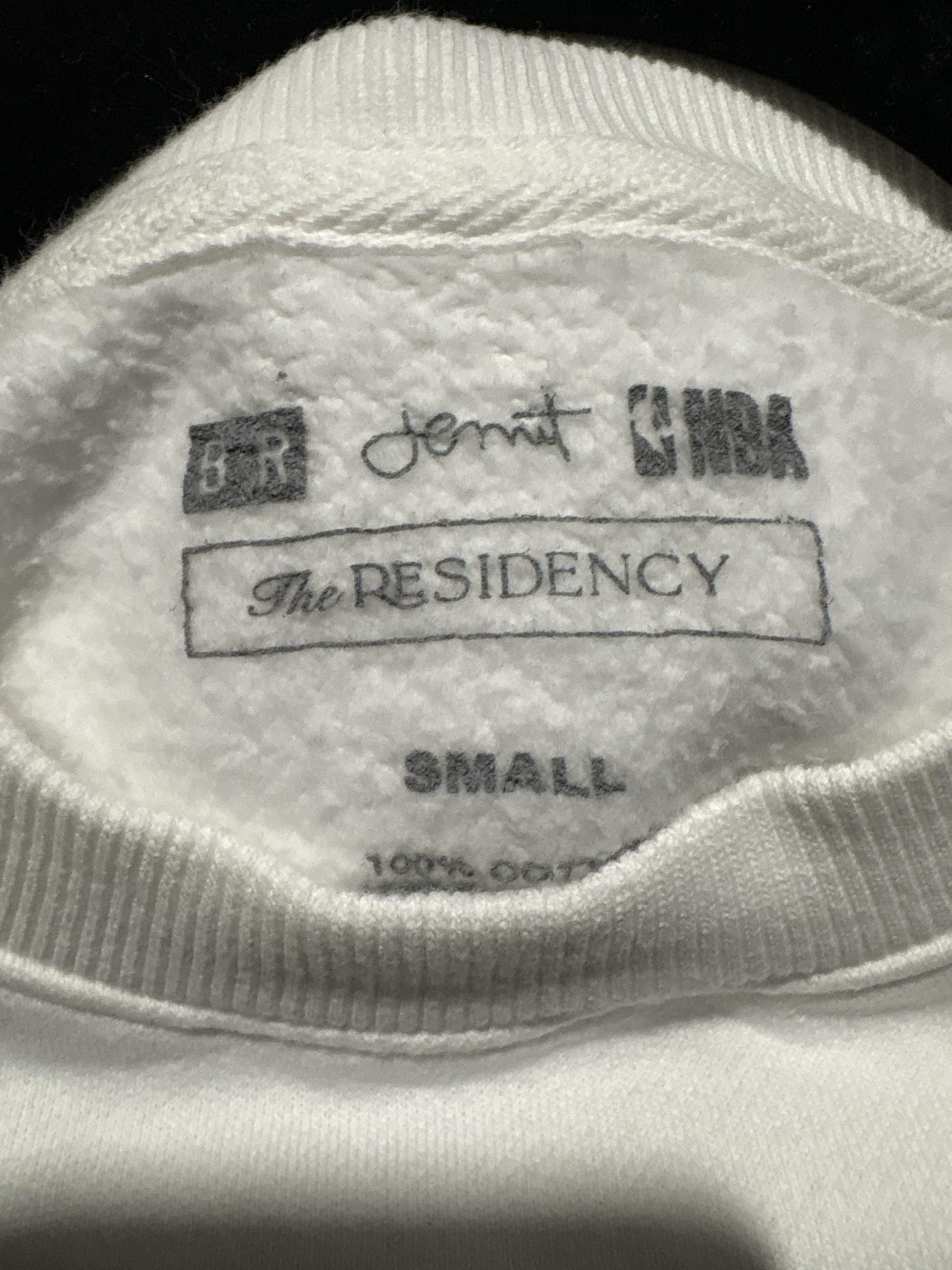 Bleacher Report The Residency x Playa Society x NBA Boston Celtics Applique Crewneck Sweatshirt - Off-White (Size M) - Image 5