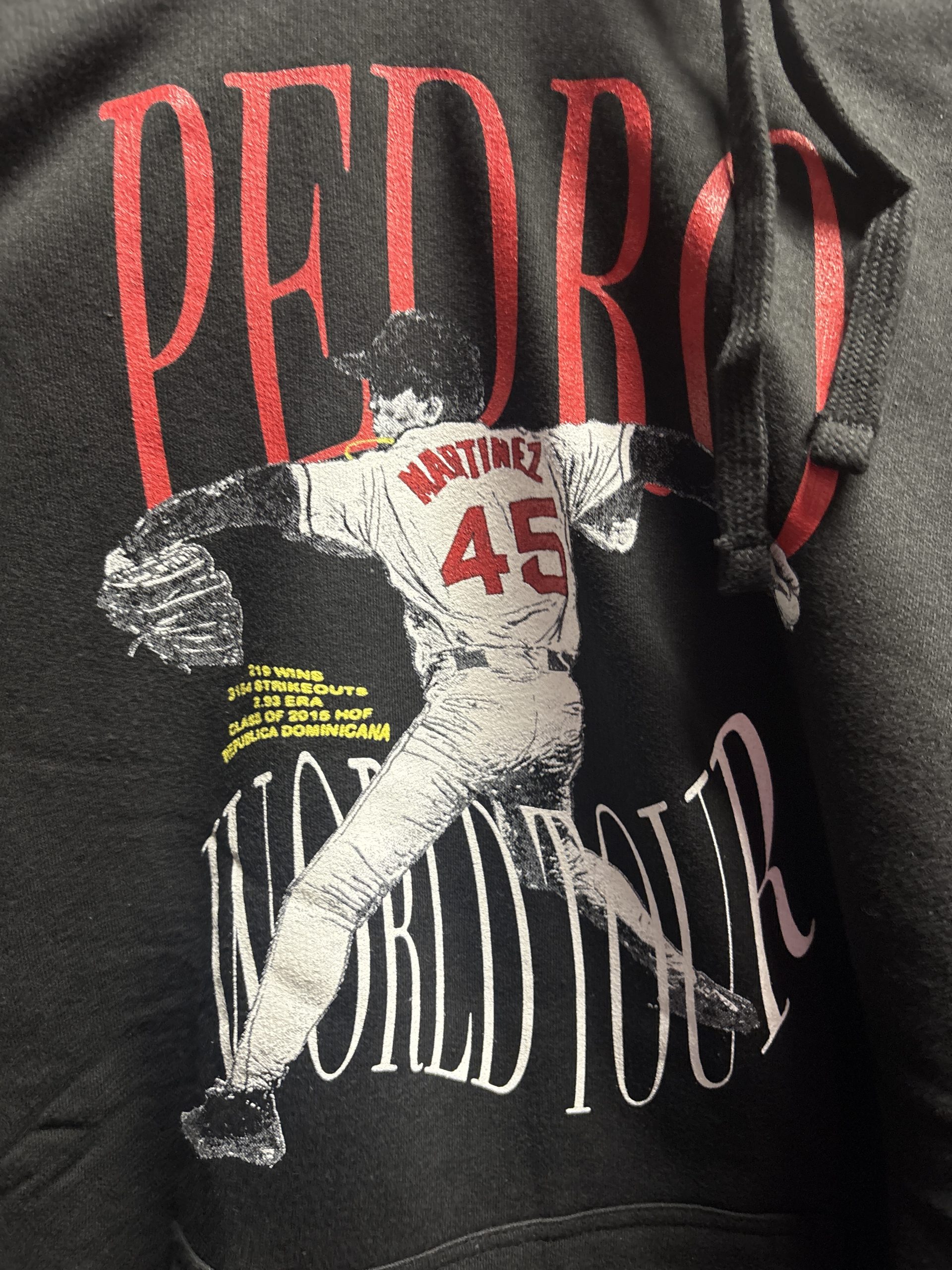 Bleacher Report x Pedro Martinez "World Tour" Graphic Hoodie - Black (Size L) - Image 2